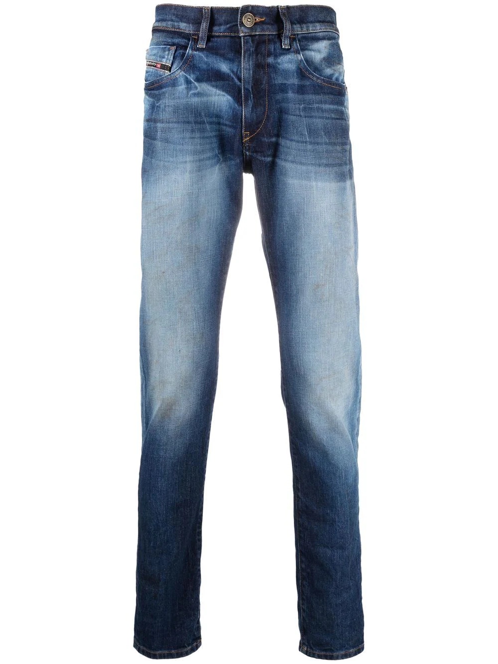 D-Strukt low-rise slim-fit jeans - 1