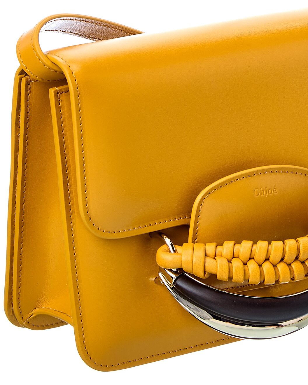 Chloé Kattie Leather Shoulder Bag - 3
