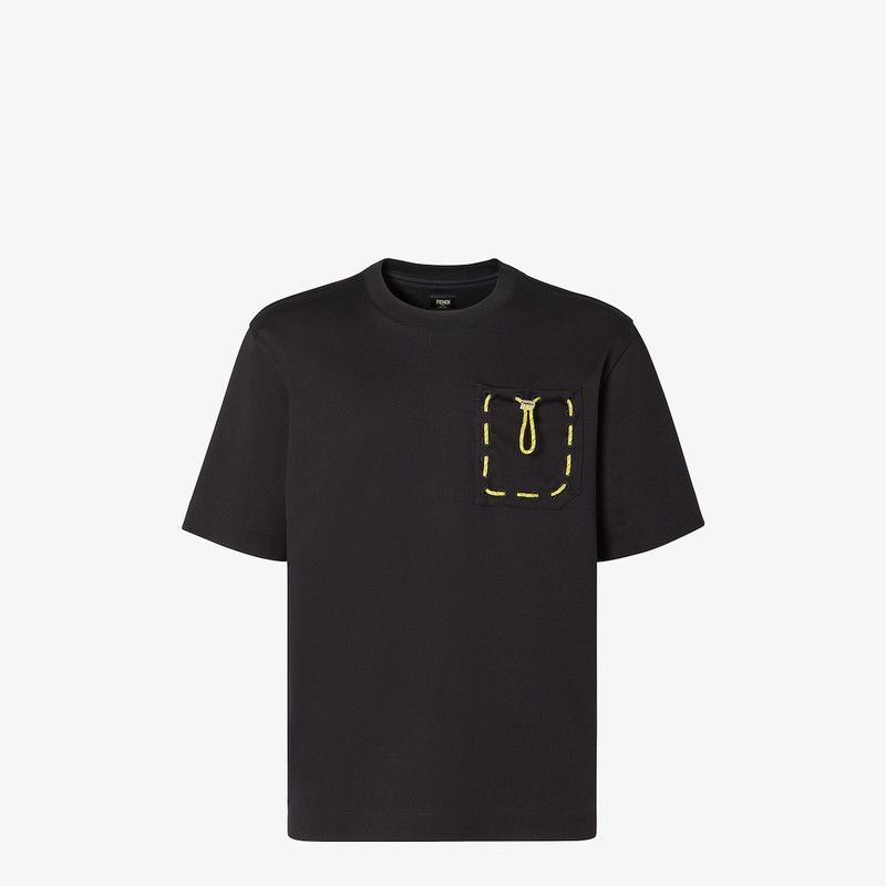 T-Shirt Black cotton T-shirt 1