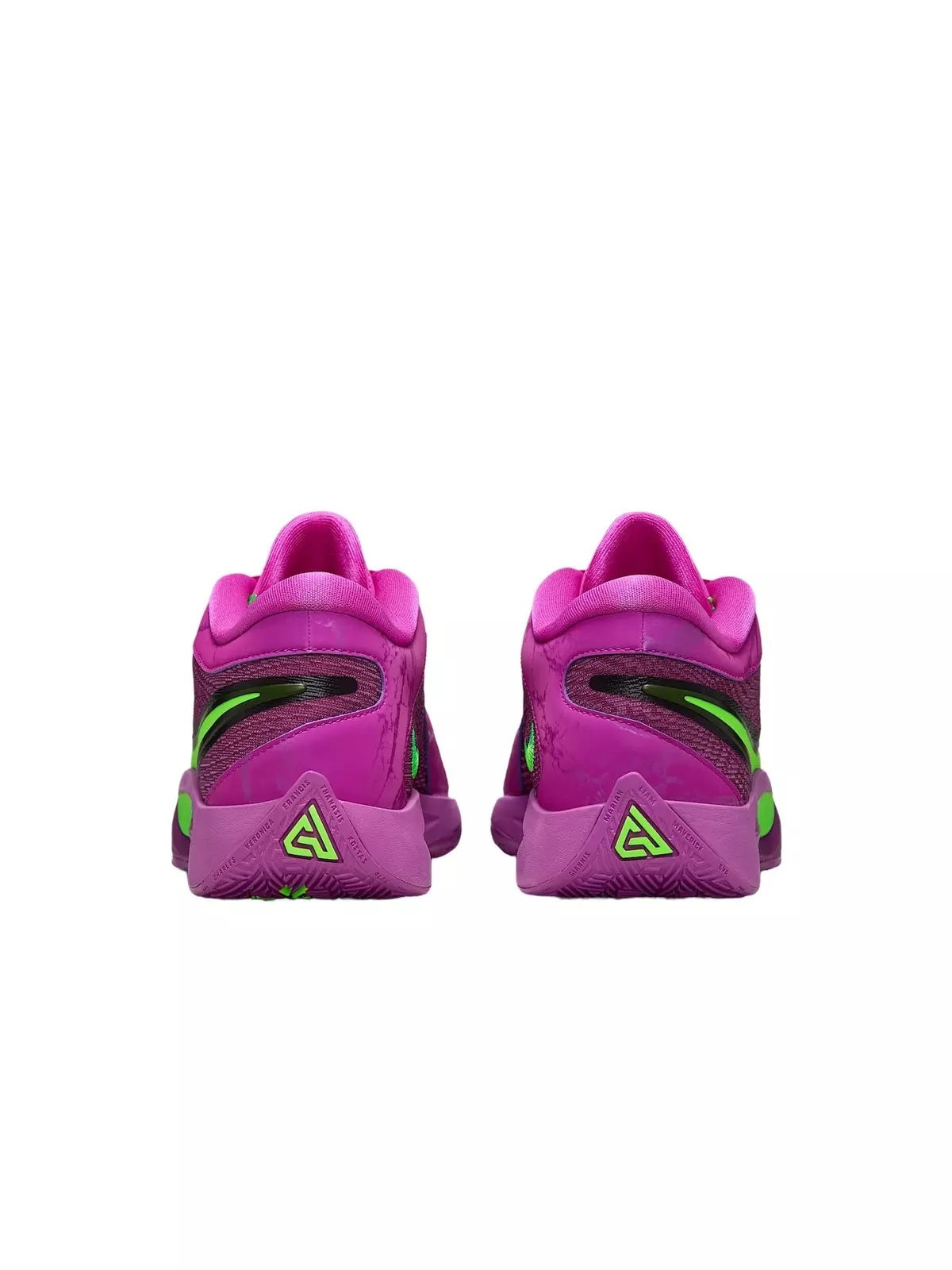 Giannis Freak 6 "Bold Berry/Hyper Violet/Black/Green" Men's Basketball Shoe - 5