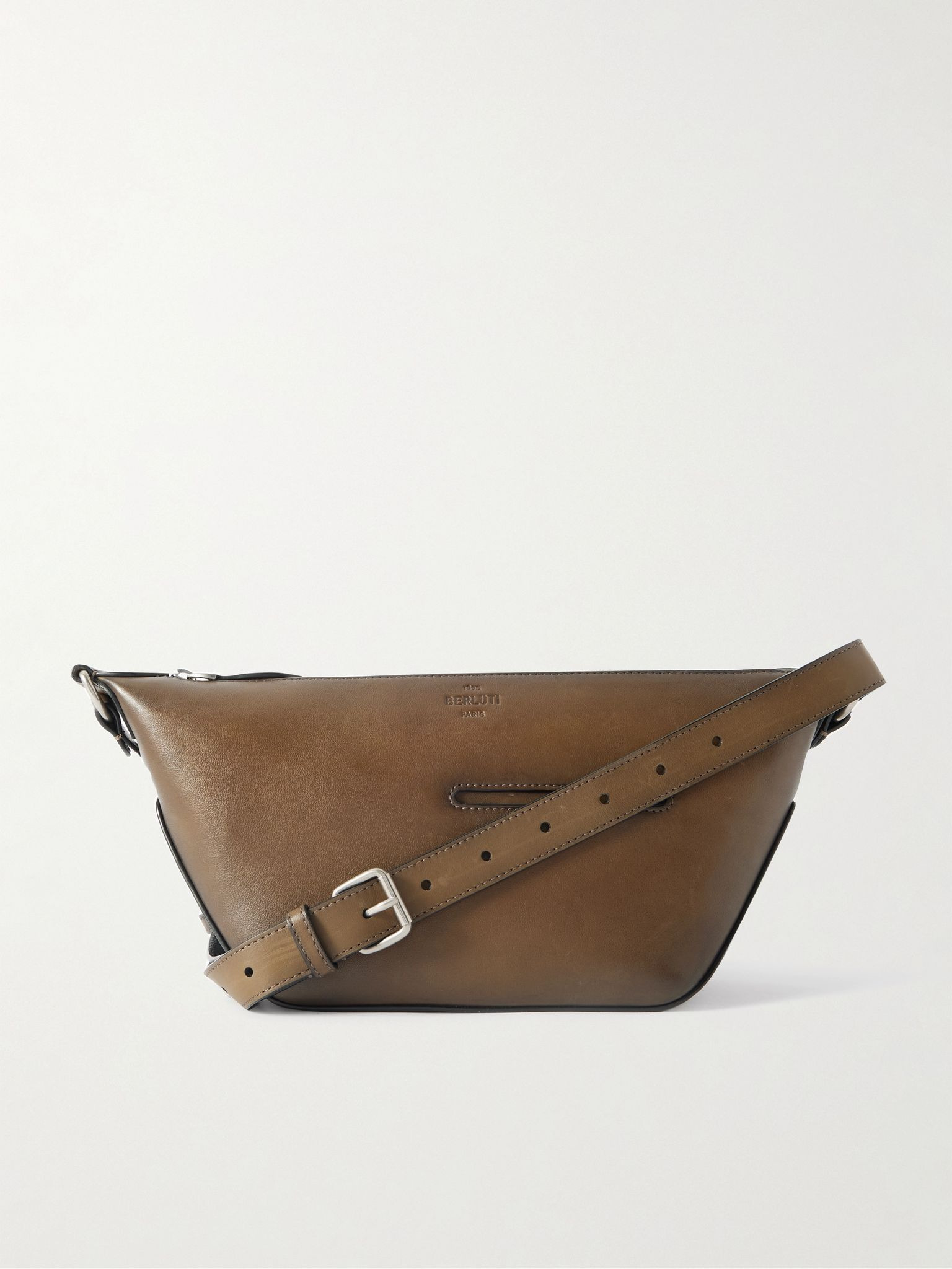 Toujours Soft XS Venezia Leather Messenger Bag Green - 1