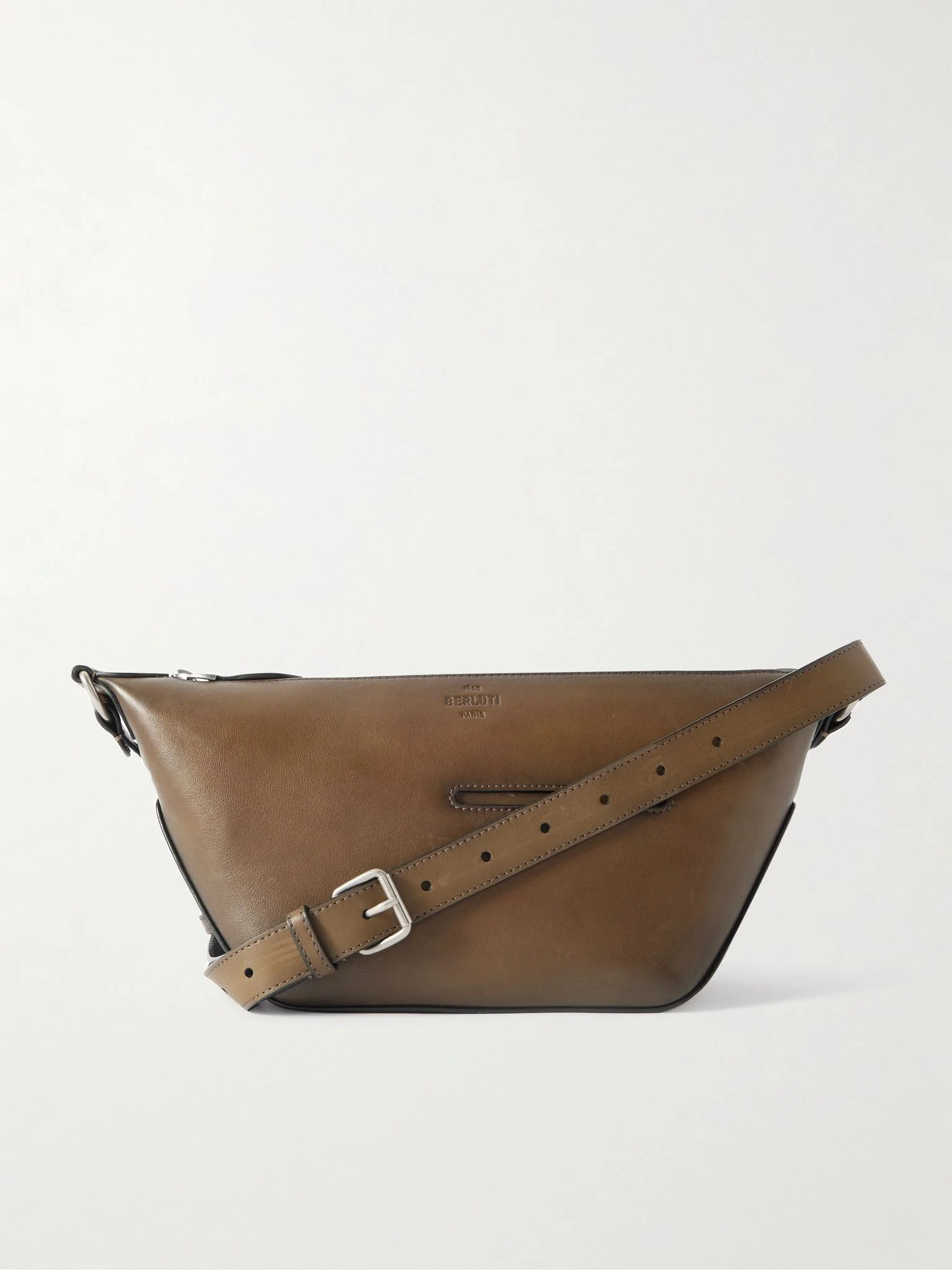 Toujours Soft XS Venezia Leather Messenger Bag Green - 1