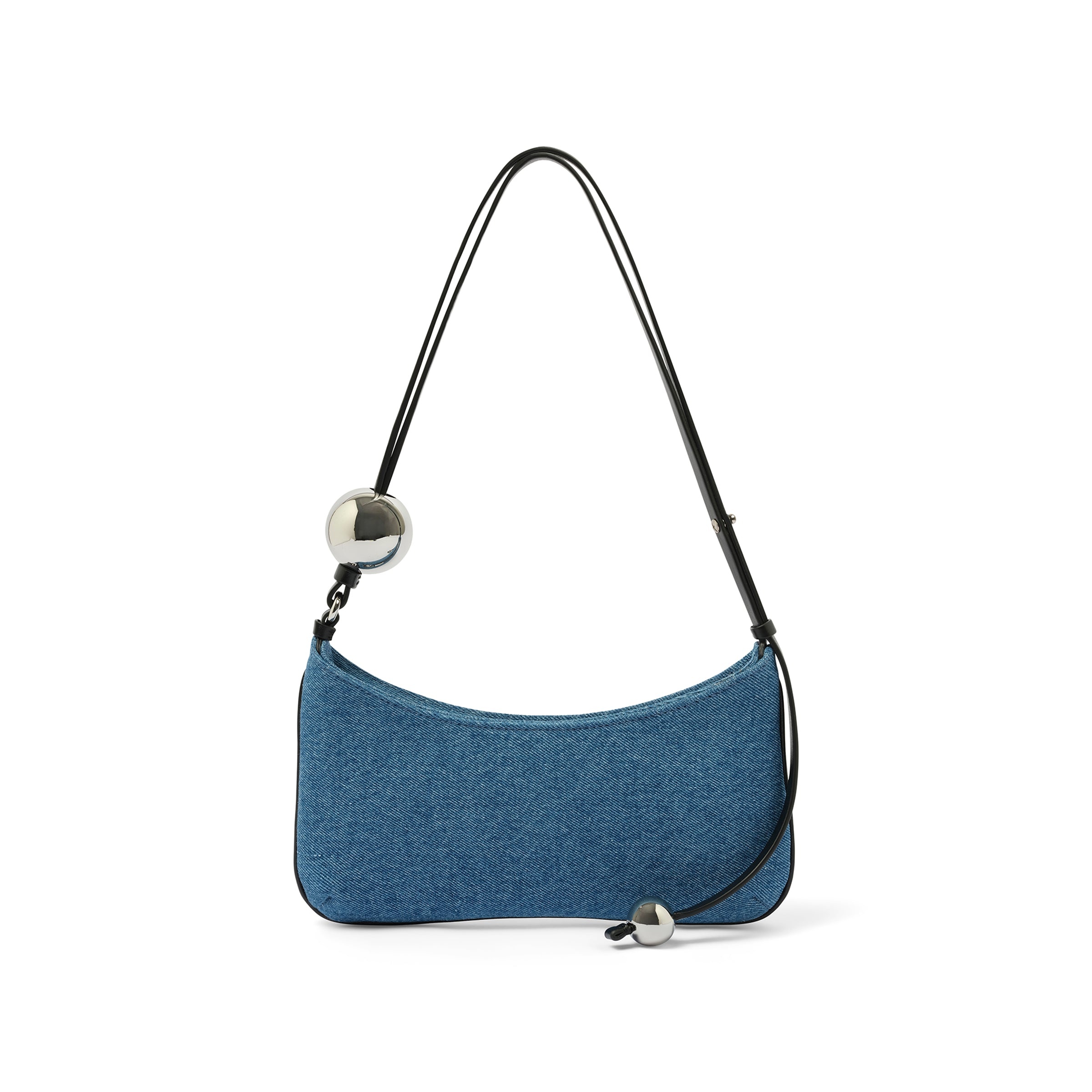 Le Bisou Perle Denim Bag in Blue - 3