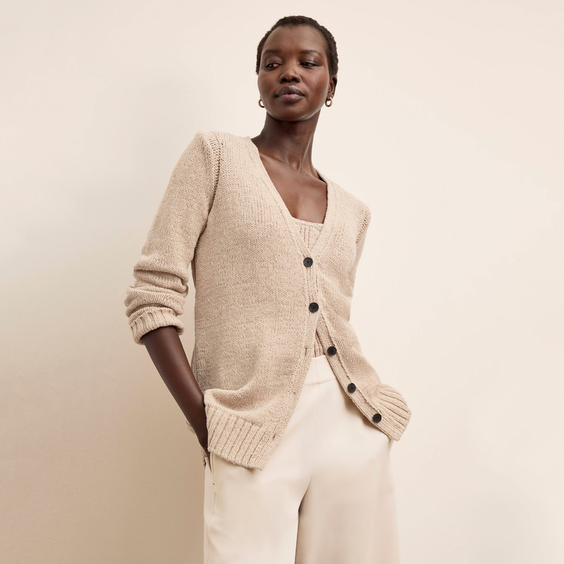 Tali Breeze Cardigan - Tape Yarn 1