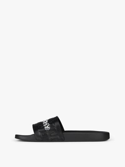 Givenchy GIVENCHY FLAT SANDALS IN 4G LEATHER outlook