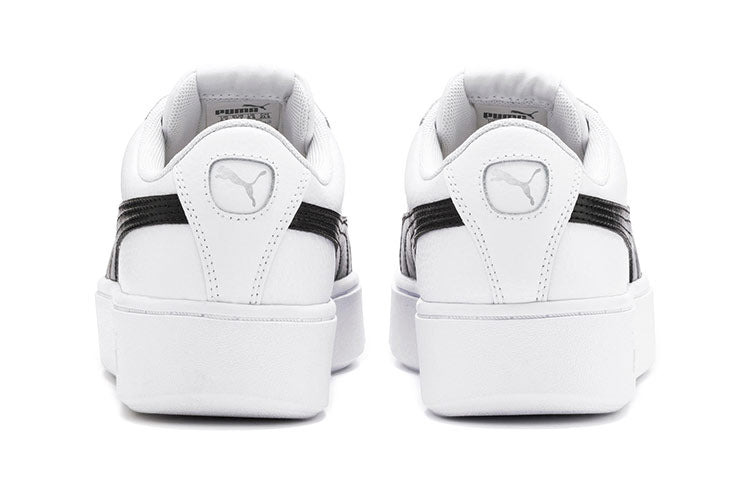 (WMNS) PUMA Vikky Stacked 'White Black' 369143-07 - 4