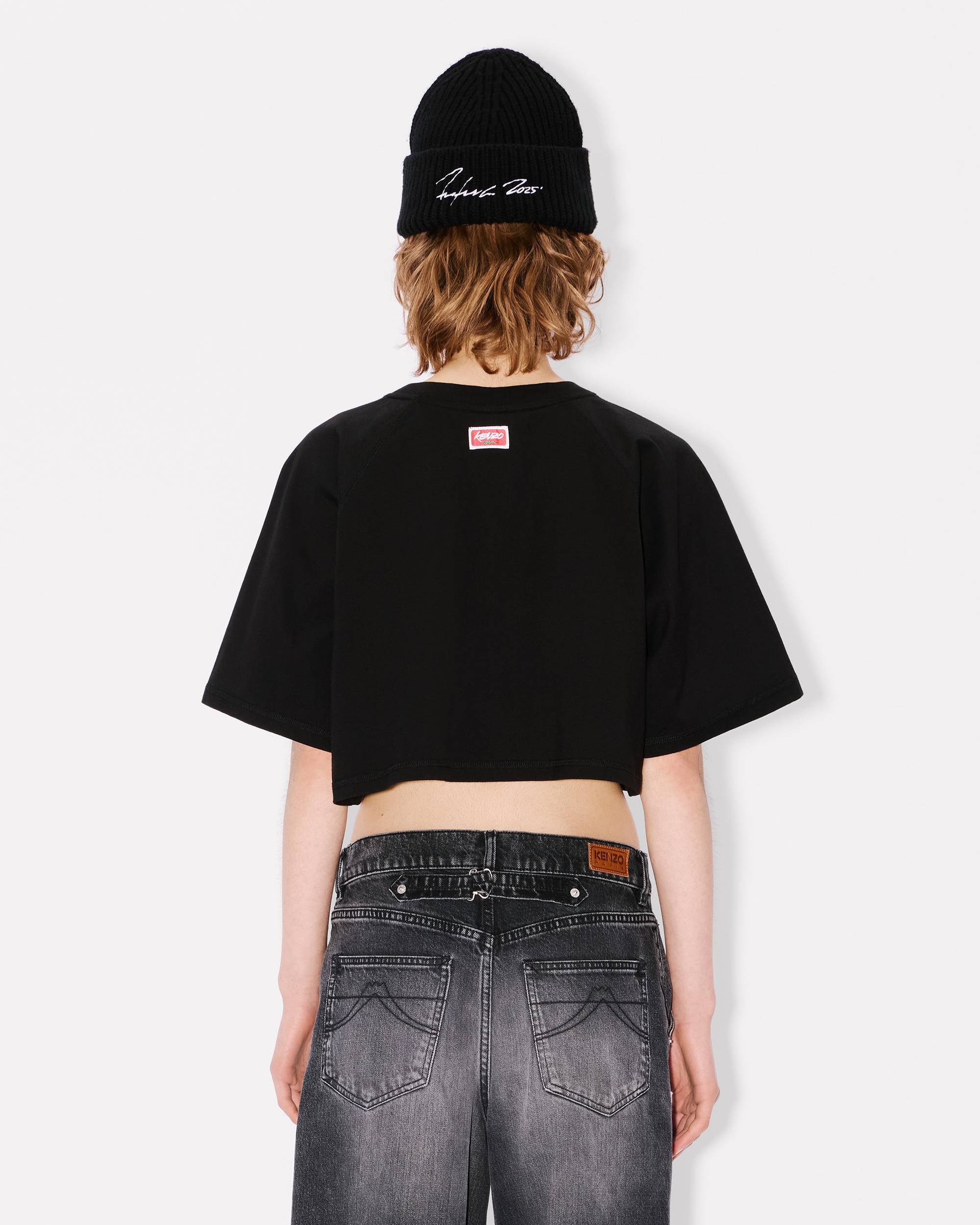 'Kenzo x Futura 2000' boxy cropped T-shirt in cotton - 4