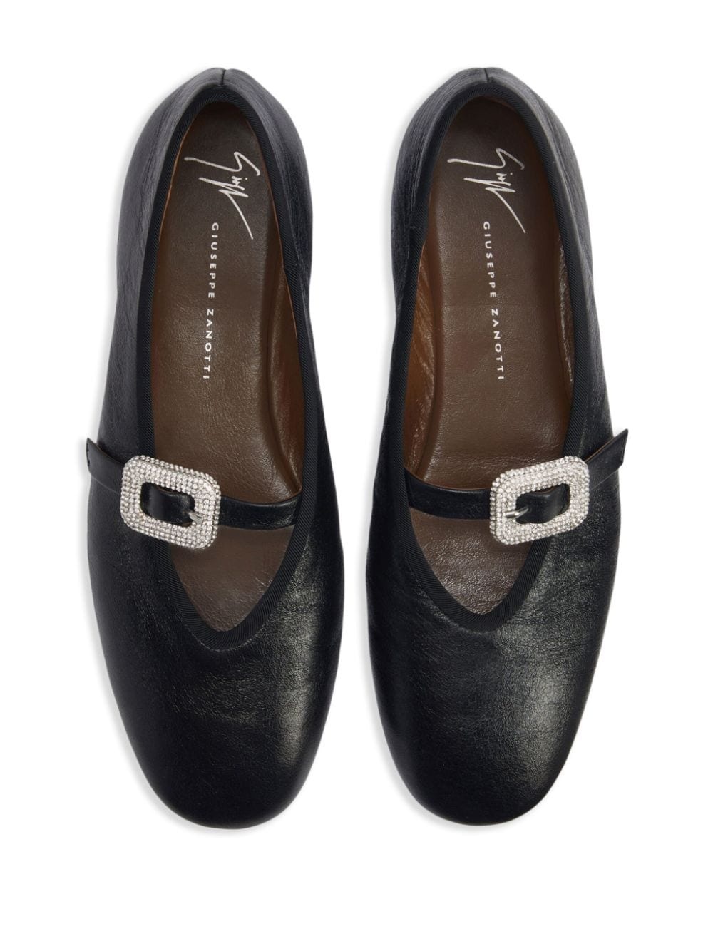 Georgia buckle ballerina shoes - 4