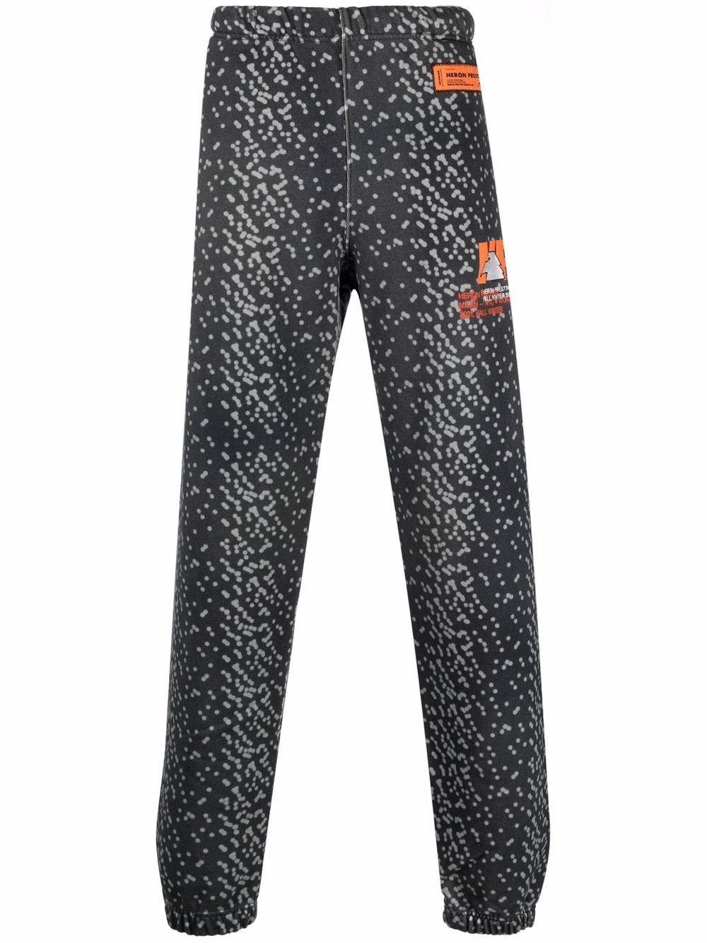 abstract-spot track pants - 1