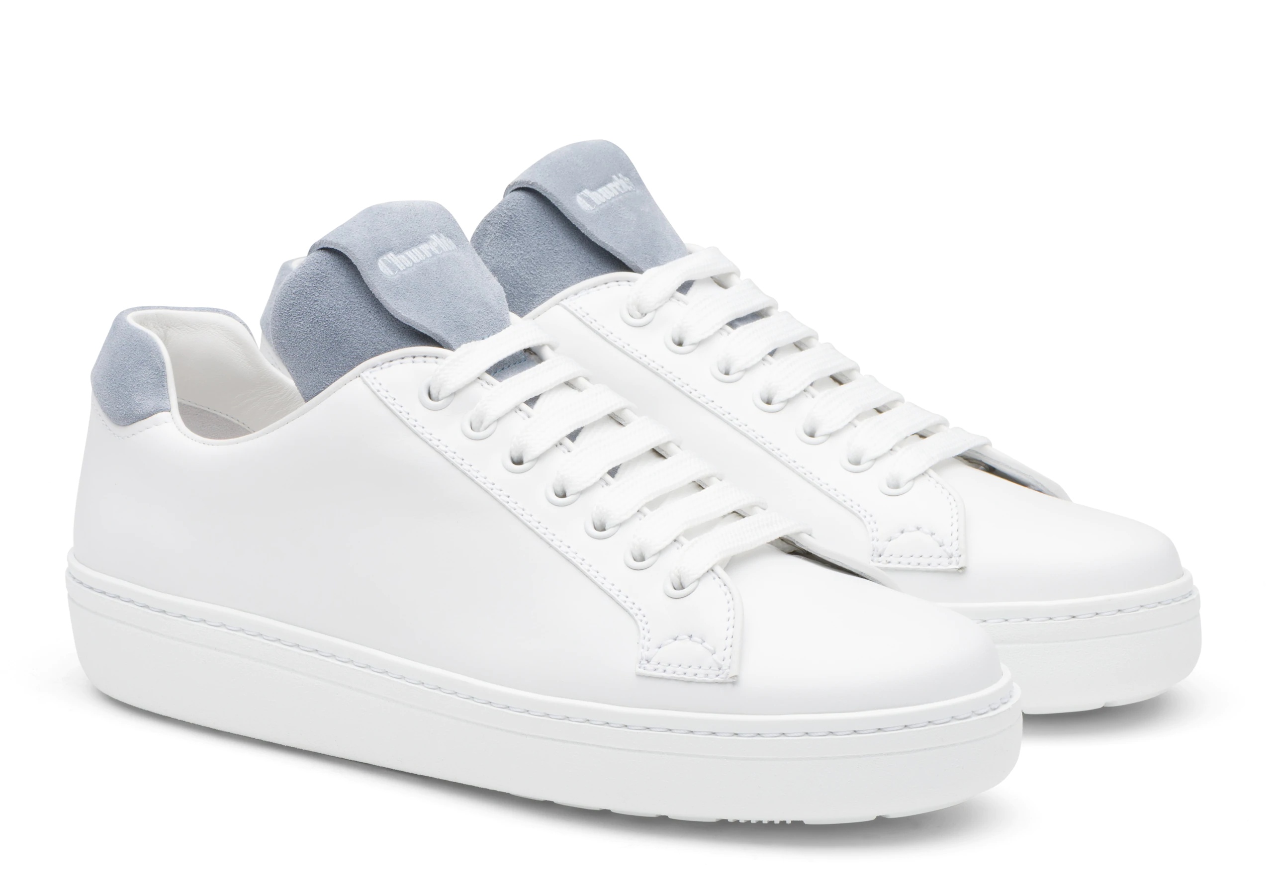 Boland
Calf Leather and Suede Classic Sneaker White/opaline - 2
