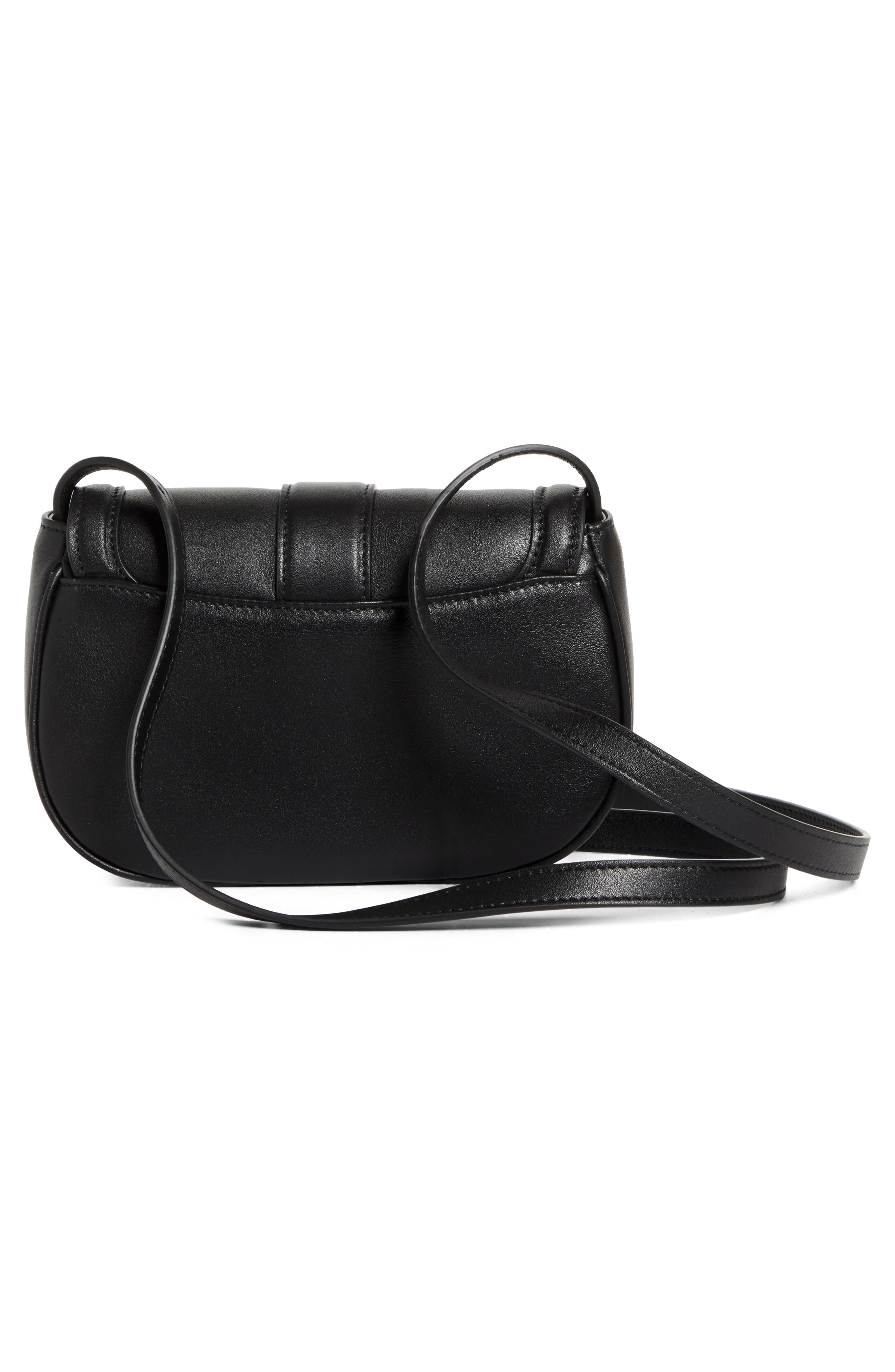 McQueen Mini T-Bar Shoulder Bag in Black/Silver at Nordstrom - 4