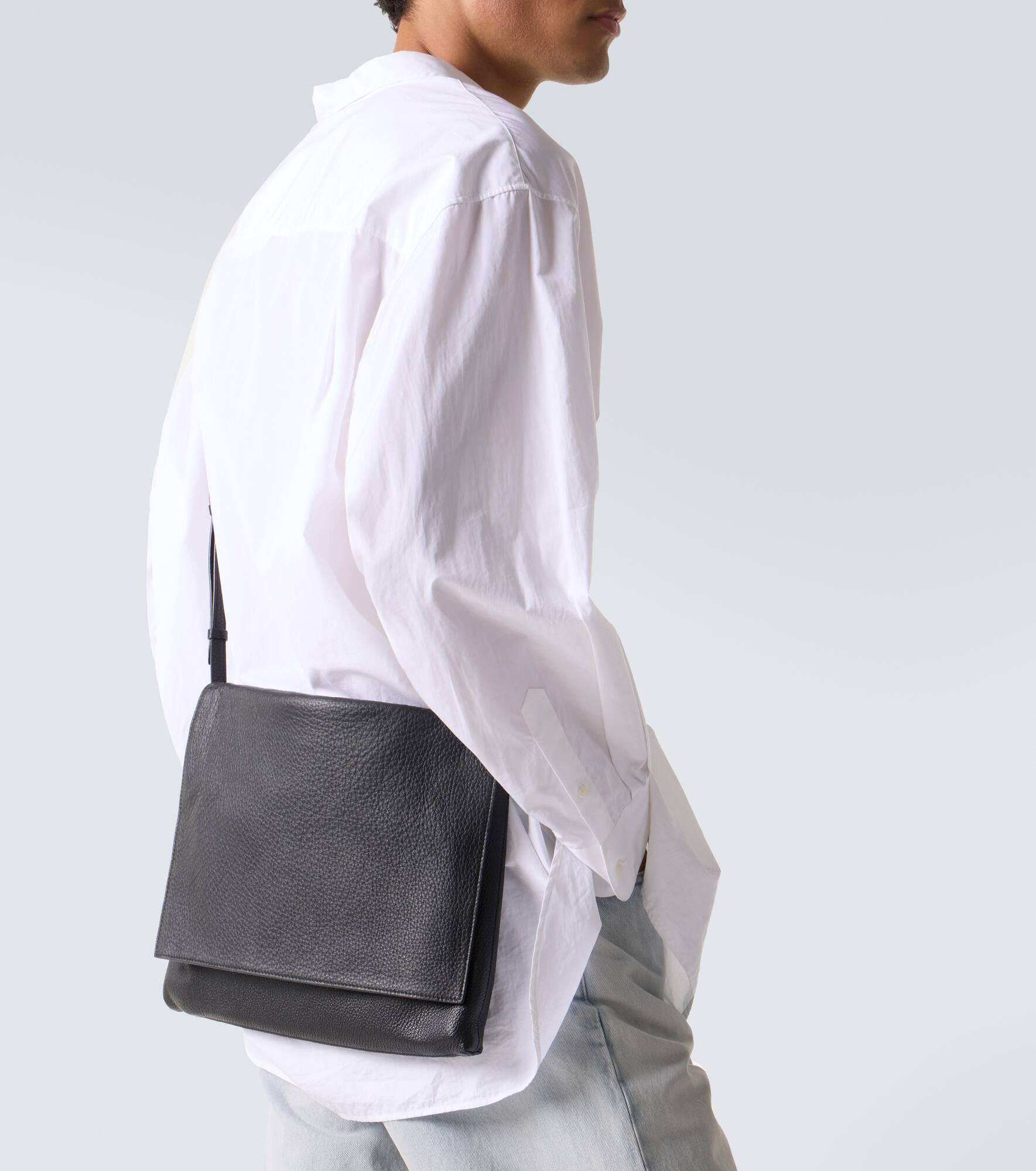Nan leather messenger bag - 3