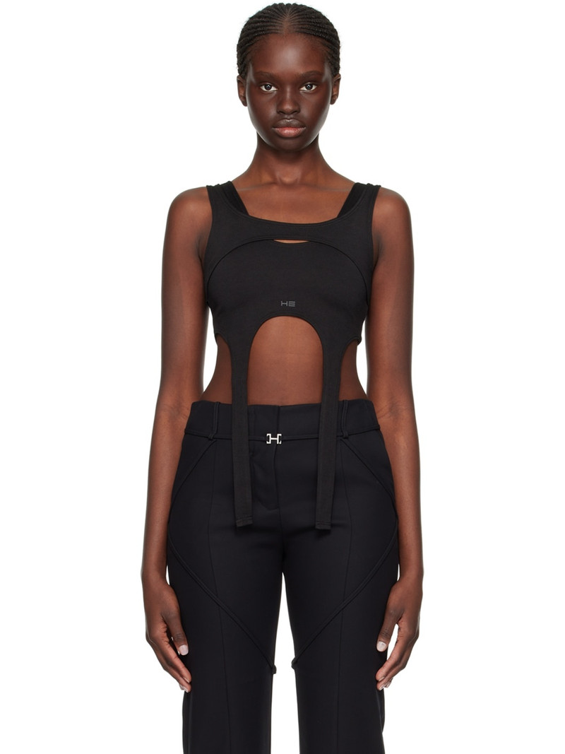 Black Harness Tank Top - 1