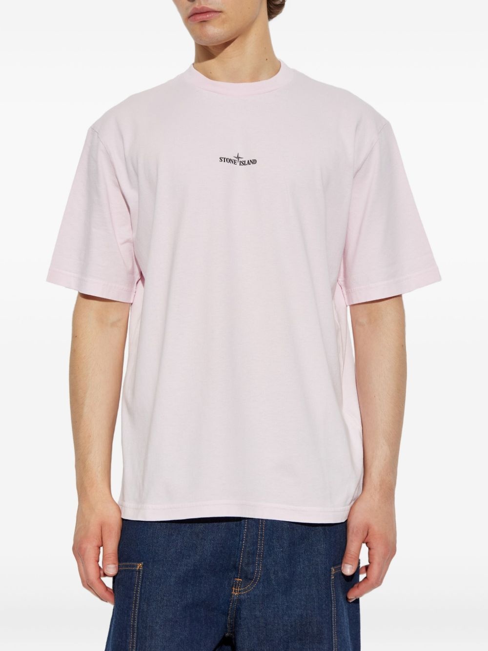 logo-print cotton T-shirt - 3
