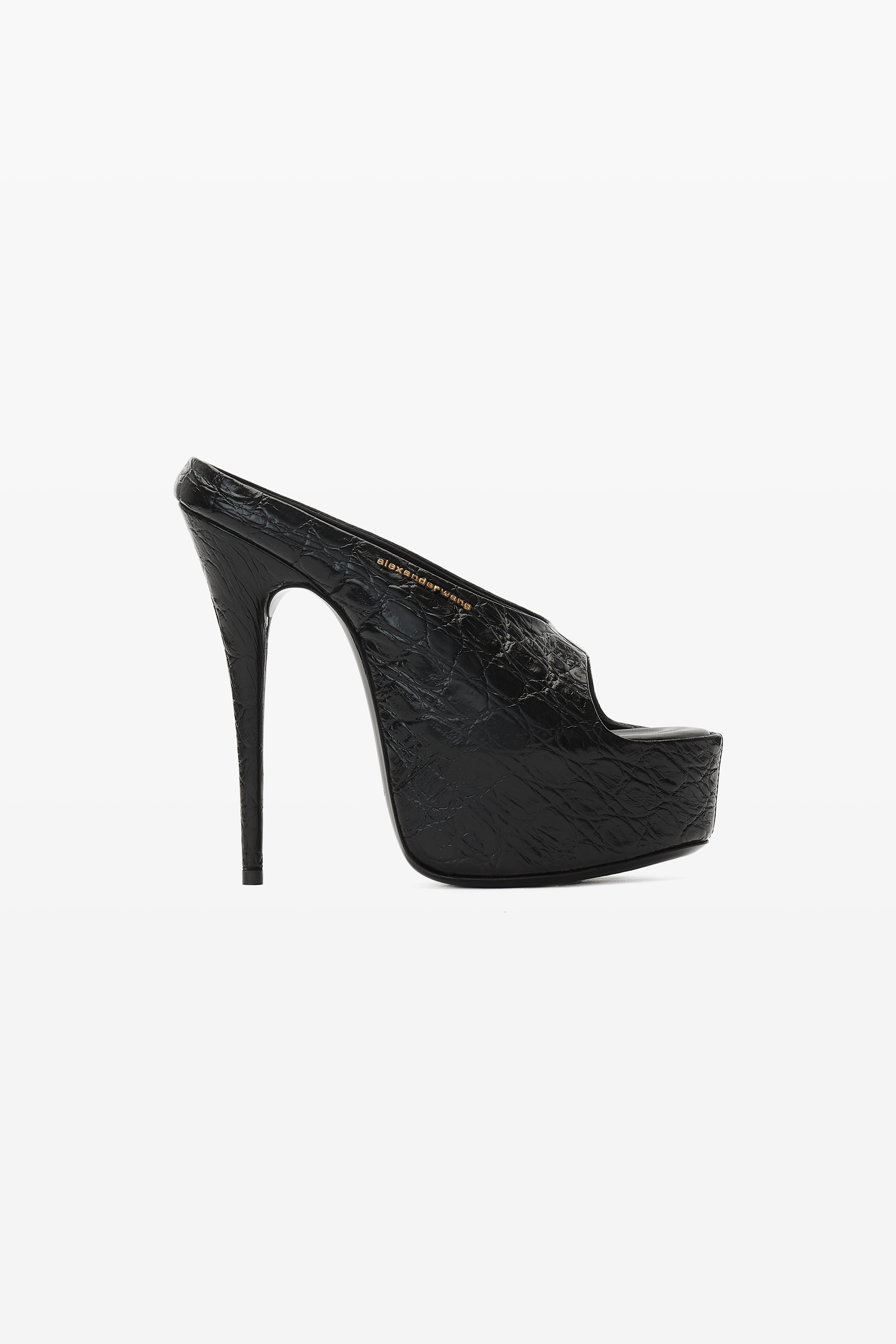 DESTINY 150 SANDAL IN CROC EMBOSSED COW LEATHER - 1