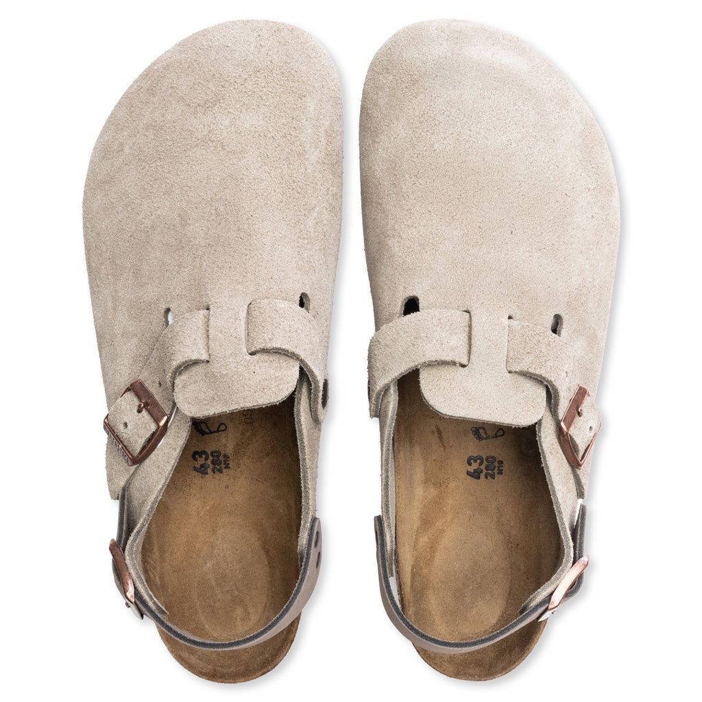 NARROW TOKIO SUEDE LEATHER - TAUPE - 4
