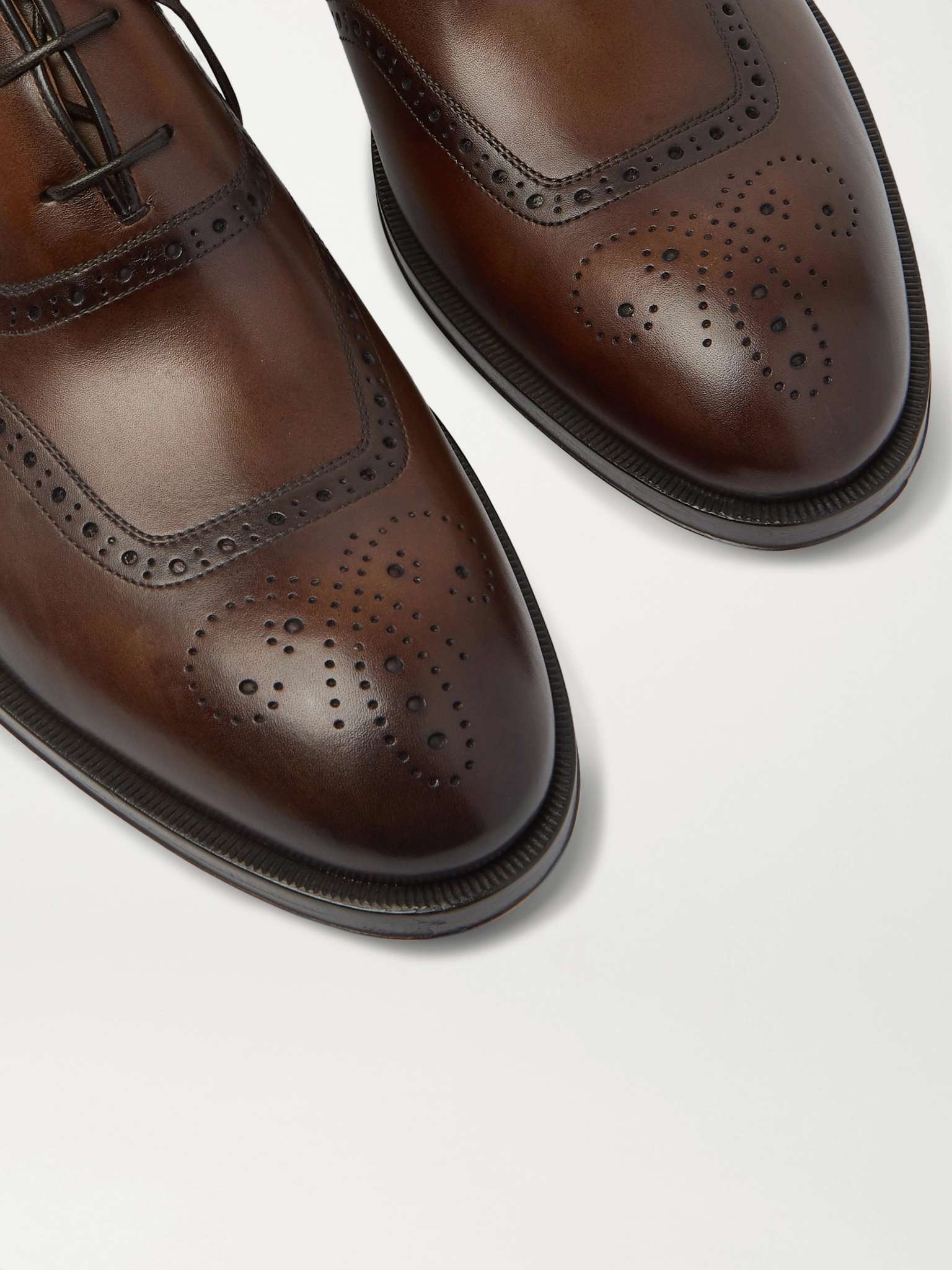 Dune Leather Wingtip Brogues - 6