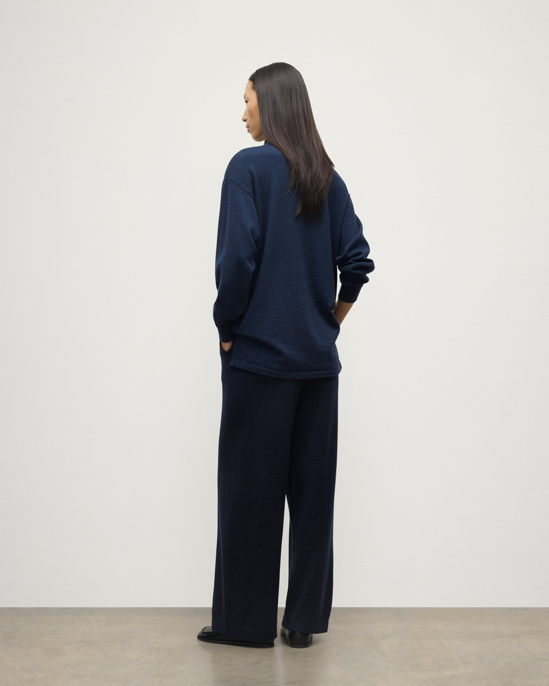 Munro Navy Cashmere Shirt 5