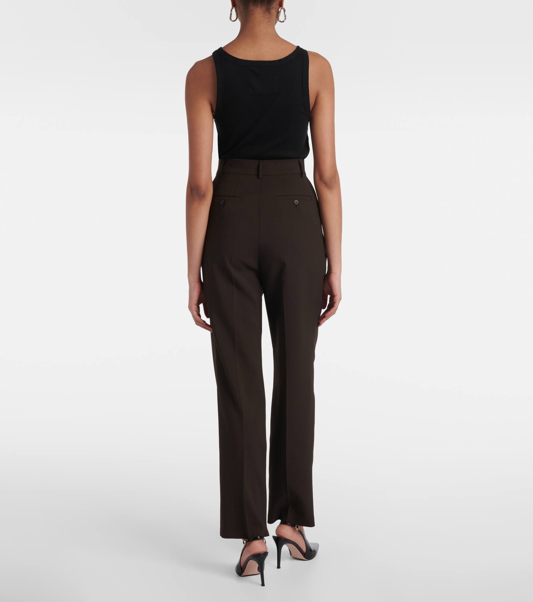 Bea high-rise straight pants - 3