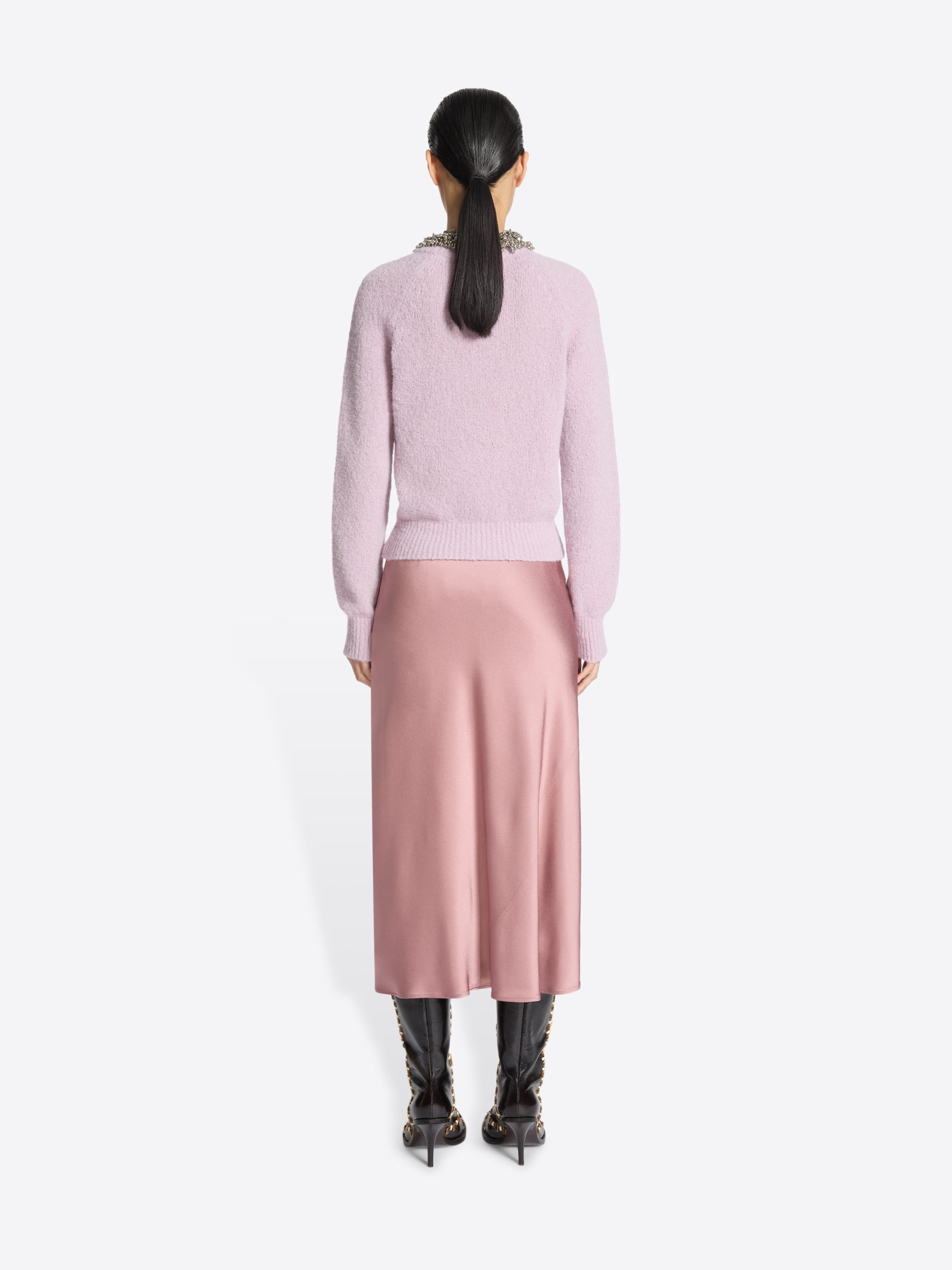 MIDI DRAPED SKIRT - 4