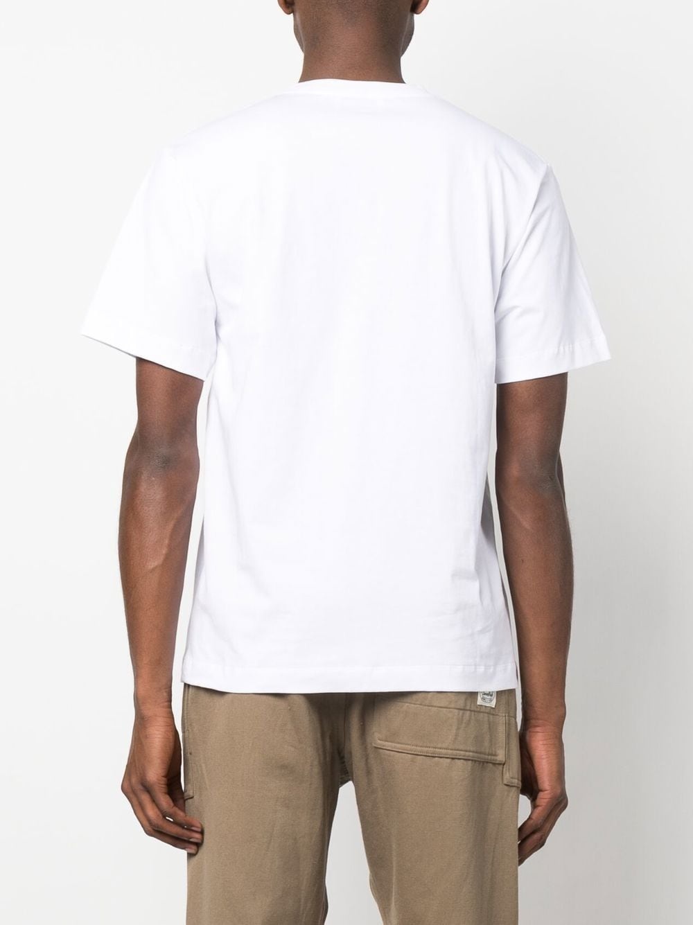 patch-detail cotton T-Shirt - 4