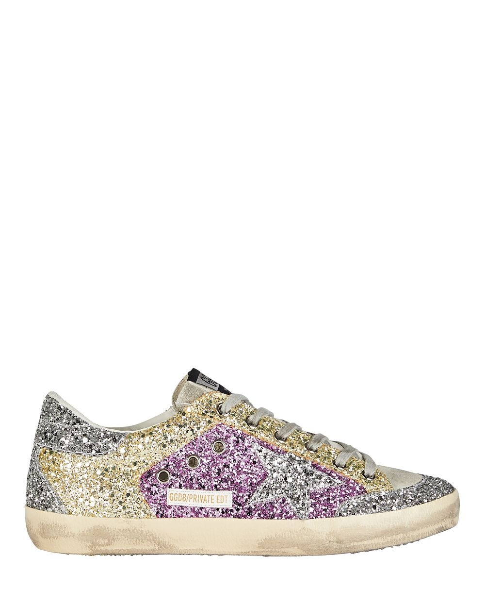 Superstar Glitter Low-Top Sneakers - 1