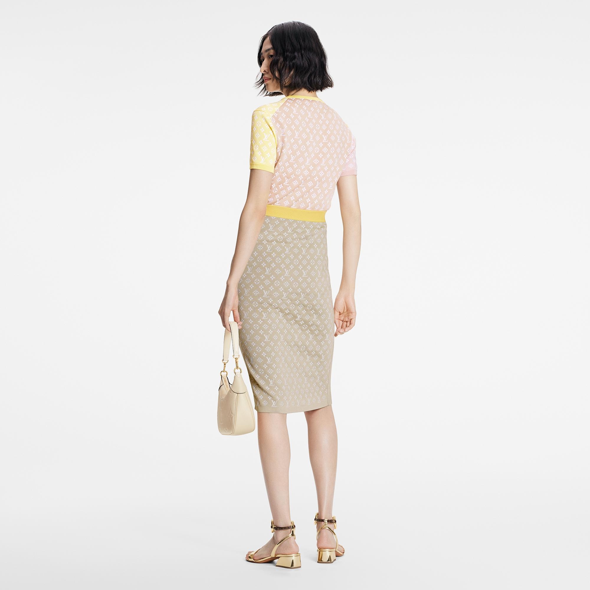 Pastel Monogram Knit Top - 4