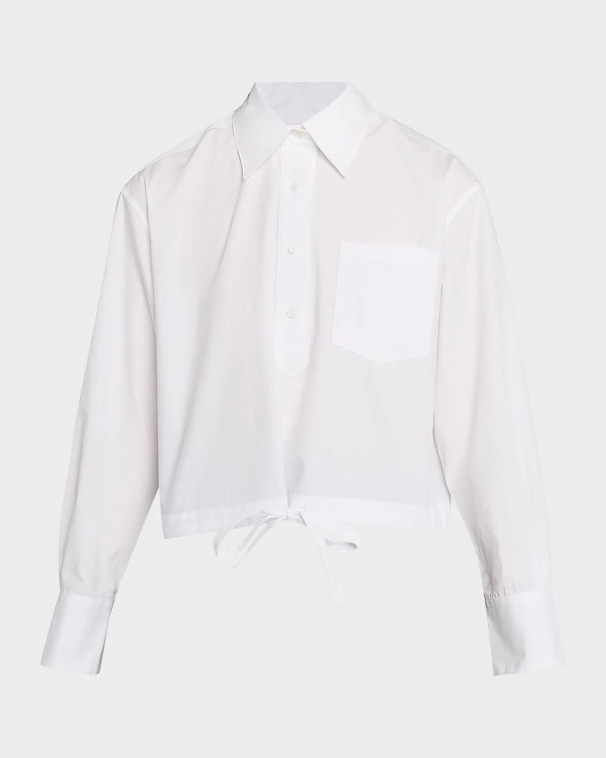 The CC Cropped Cotton Shirt - 1