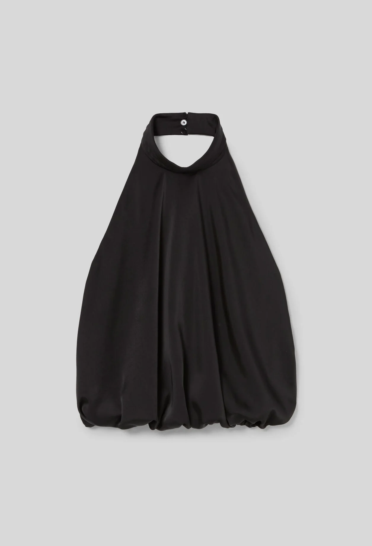 SATIN OPEN-BACK BUBBLE TOP - 1