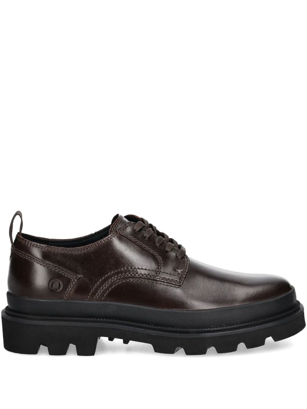 leather lace-up shoes - 1