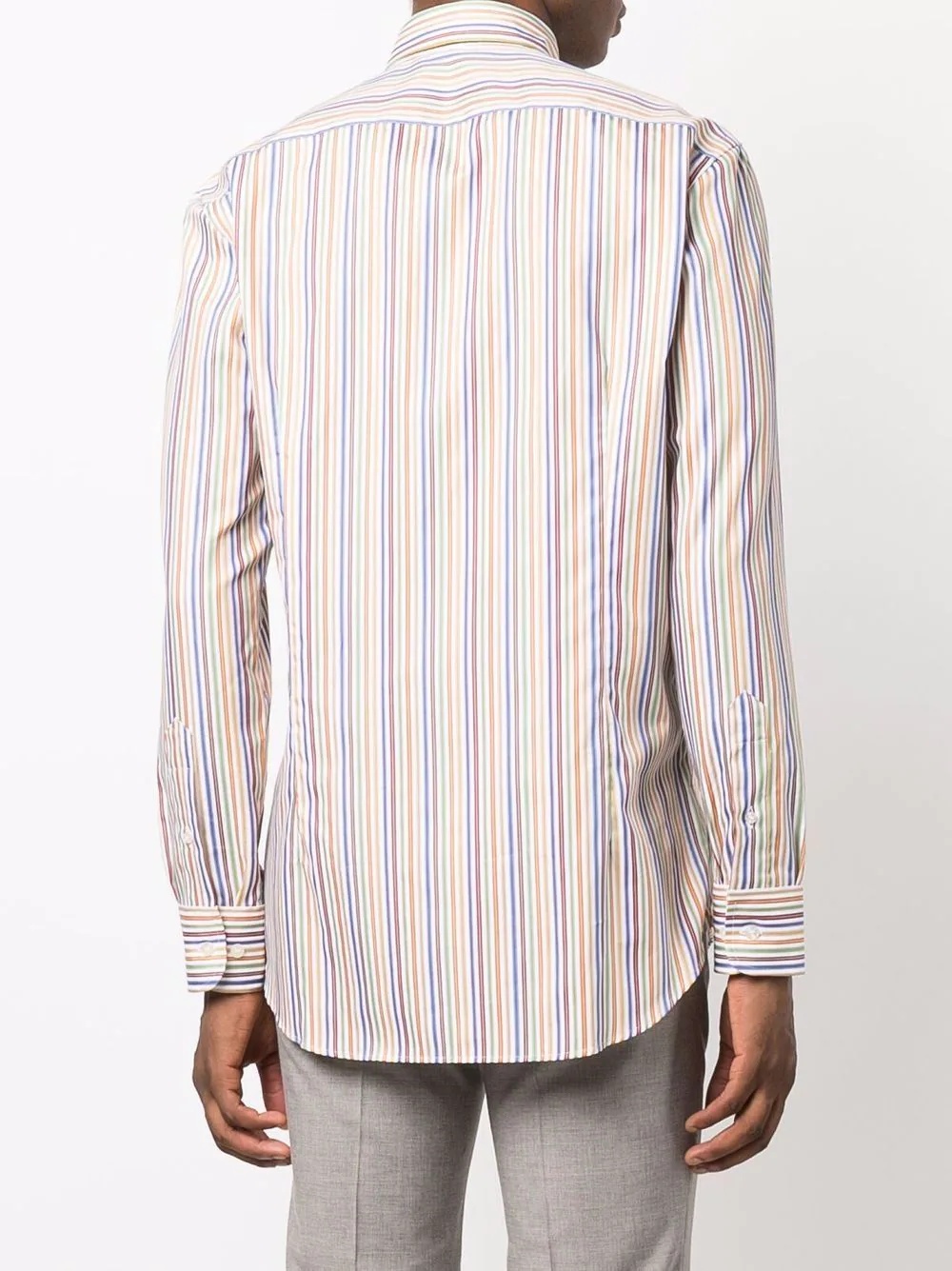 striped long-sleeve shirt - 4