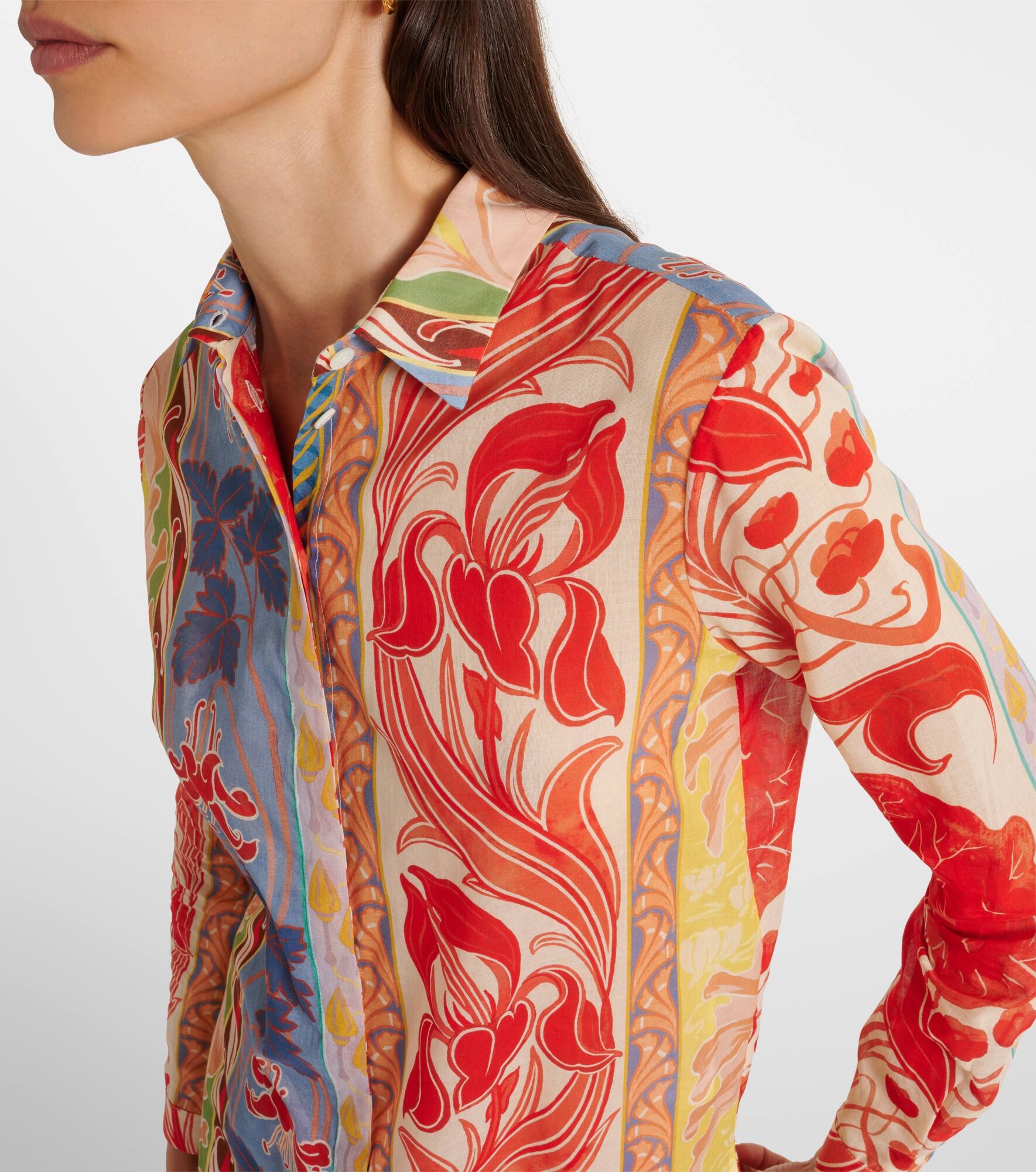 Printed cotton shirt - 4