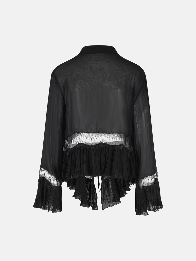 Blumarine BLACK VISCOSE SHIRT outlook
