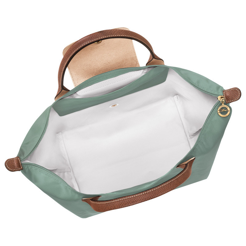 Le Pliage Original M Handbag Celadon - Recycled canvas 5