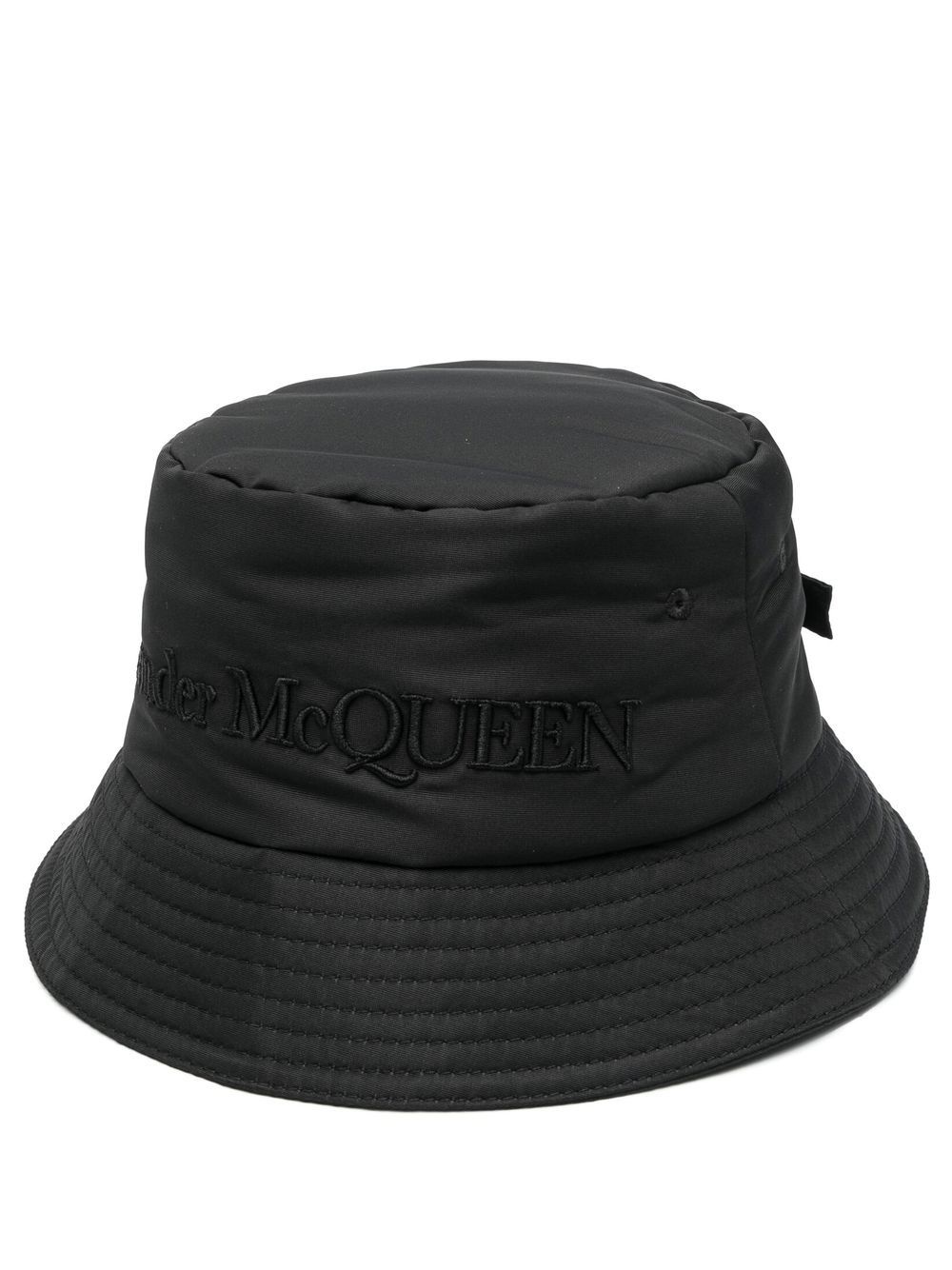 logo-embroidered bucket hat - 1