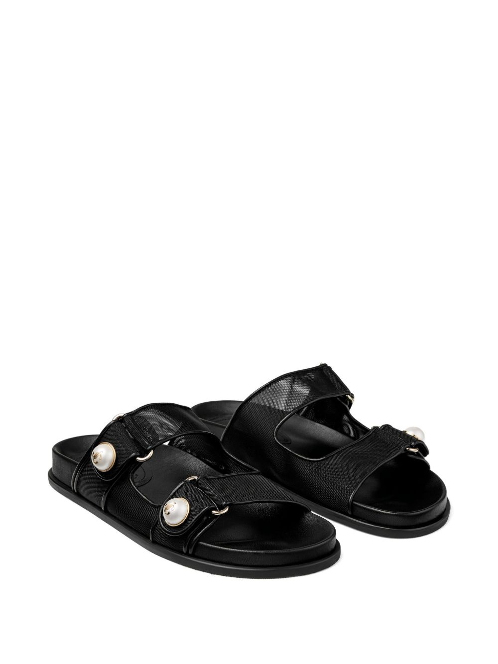 Fayence pearl-embellished sandals - 2