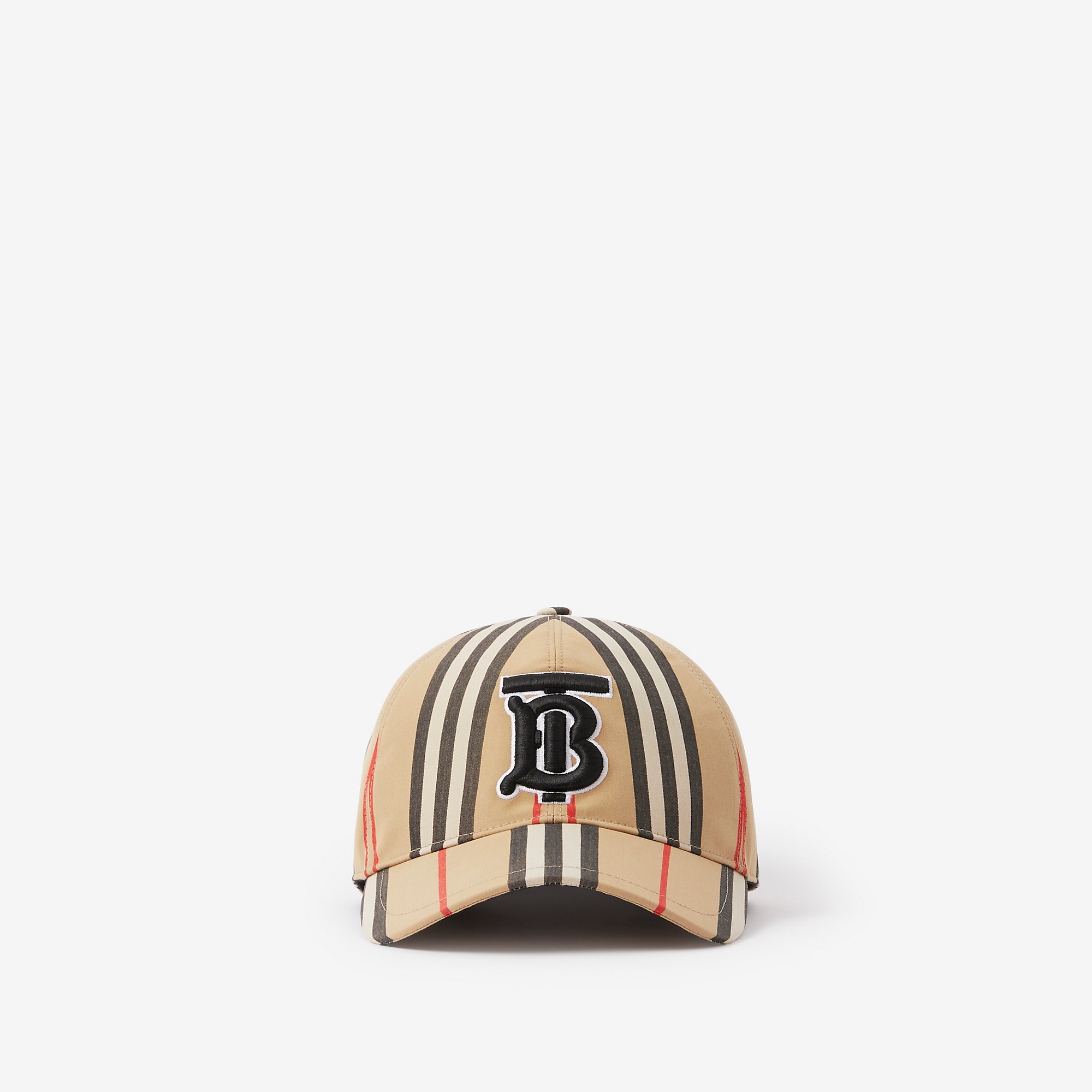 Burberry Monogram Motif Icon Stripe Cotton Baseball Cap | REVERSIBLE