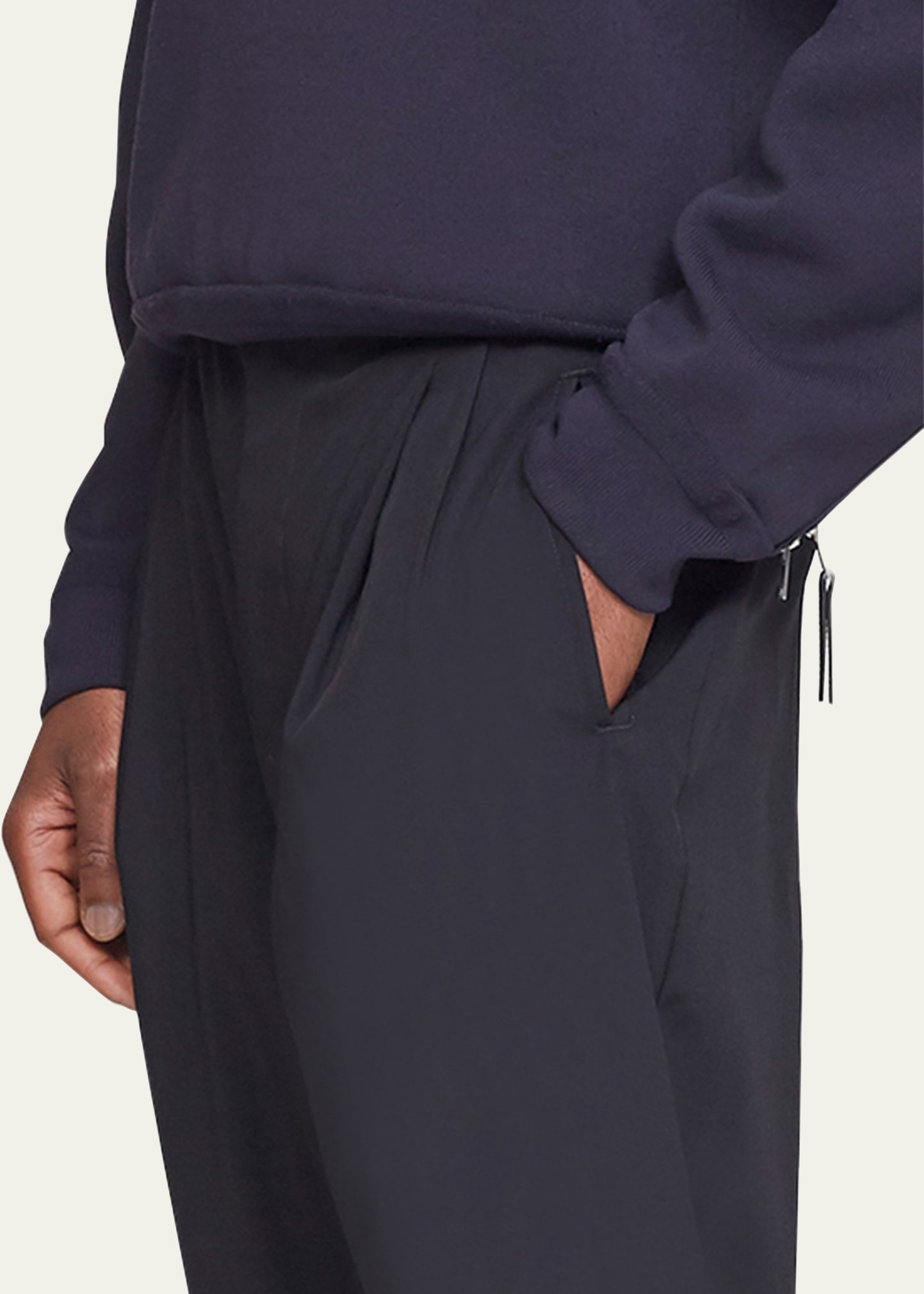 Men's Drop-Crotch Tapered Trousers - 5