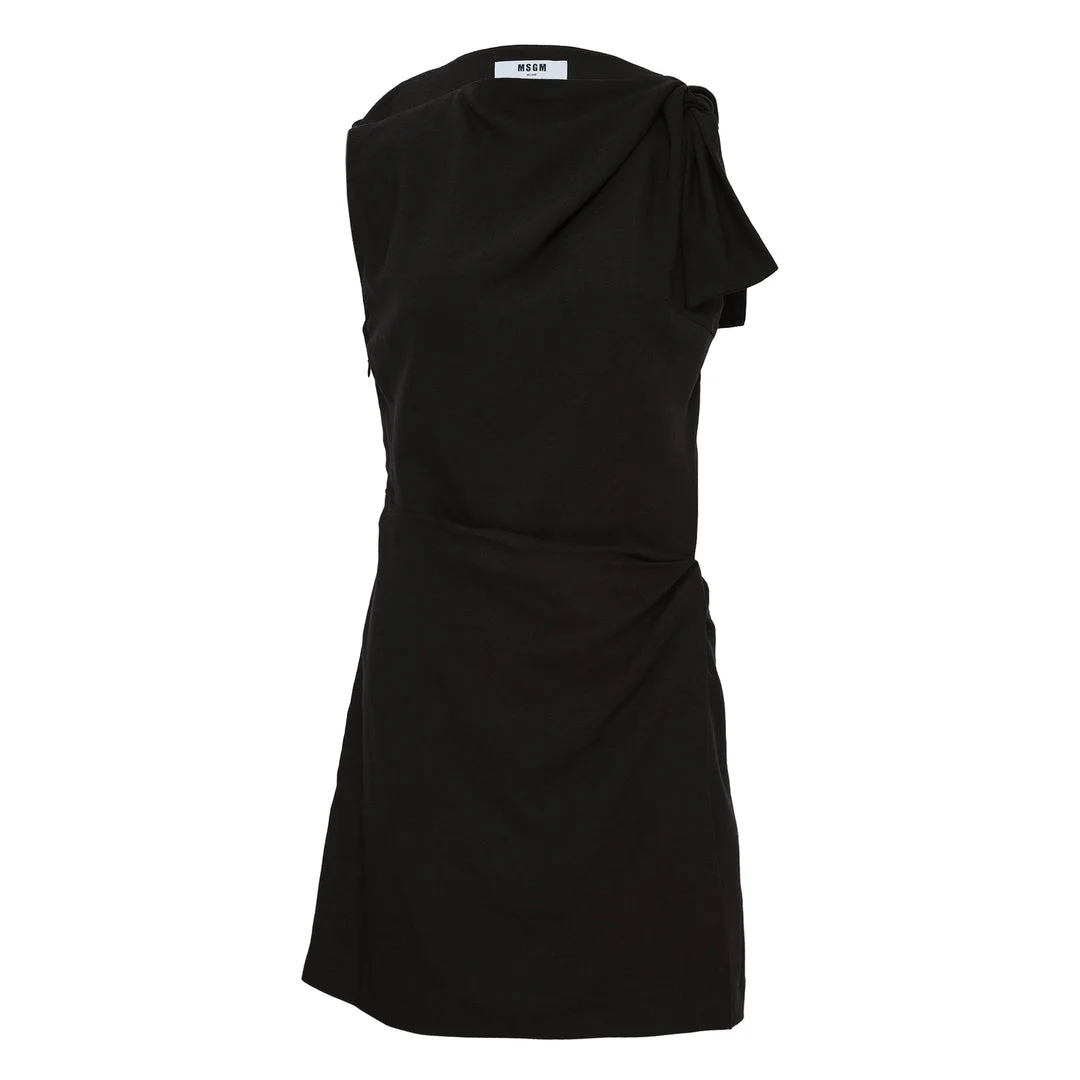 Flamed Viscose Canvas Dress - 1
