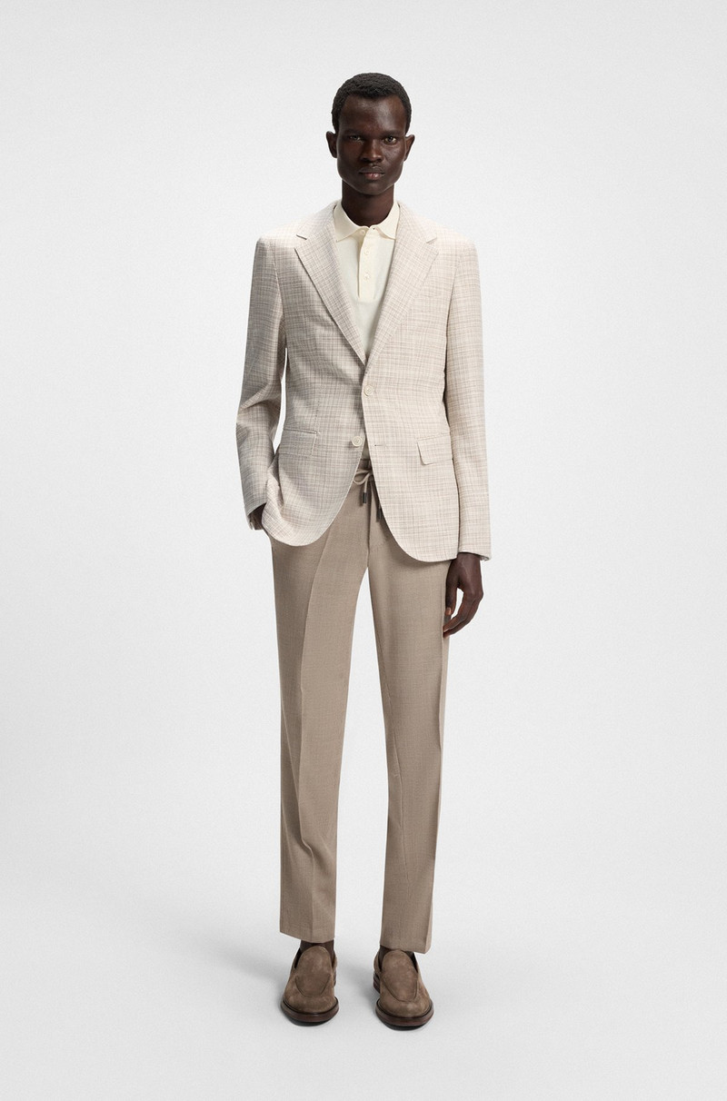 BOSS REGULAR-FIT BLAZER IN CHECKED CLOTH outlook