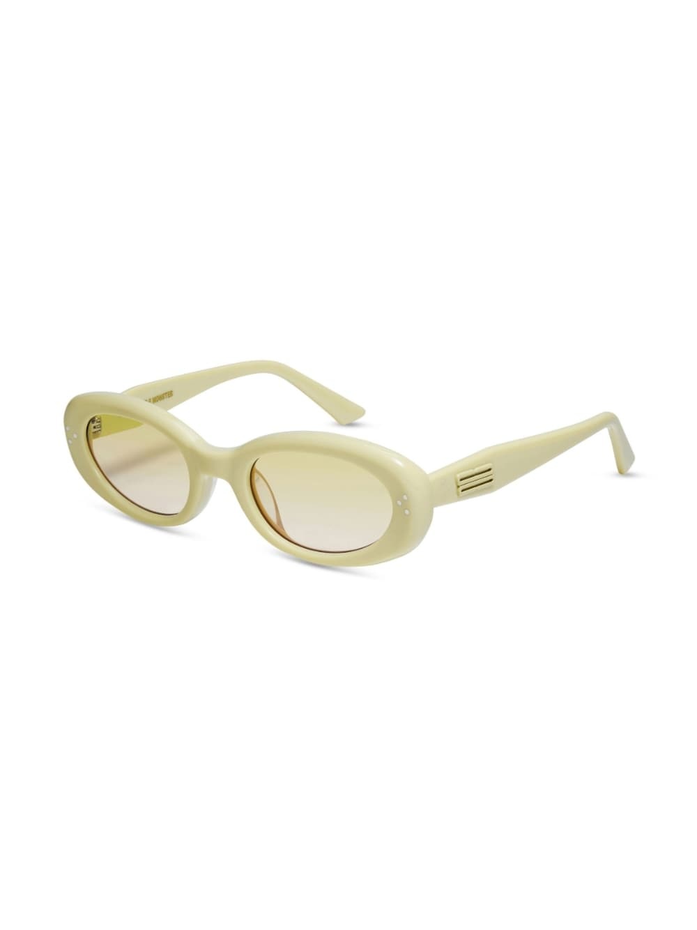 tonal-design oval-frame sunglasses - 2