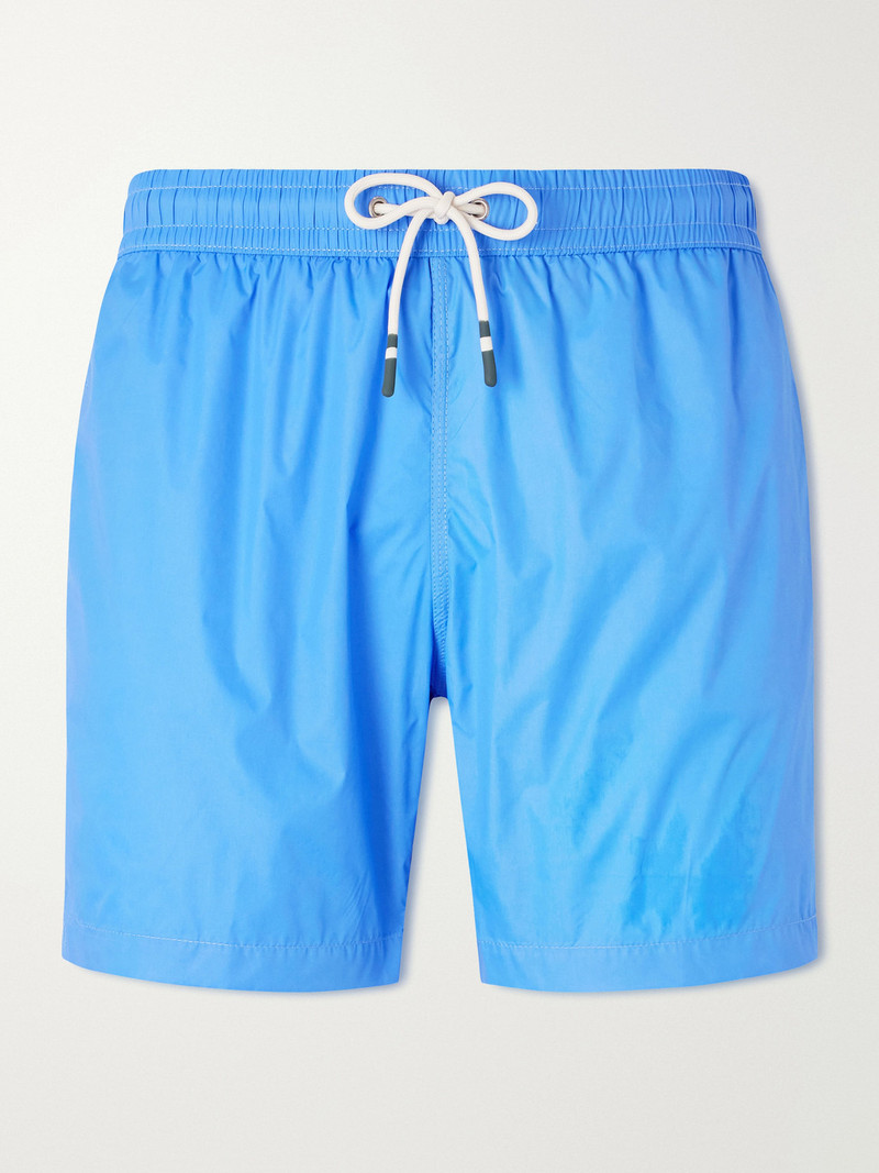 Straight-Leg Mid-Length Recycled Swim Shorts 1