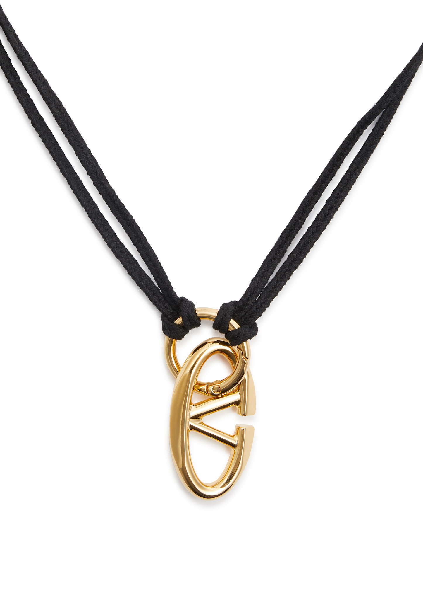 VLogo rope necklace - 1