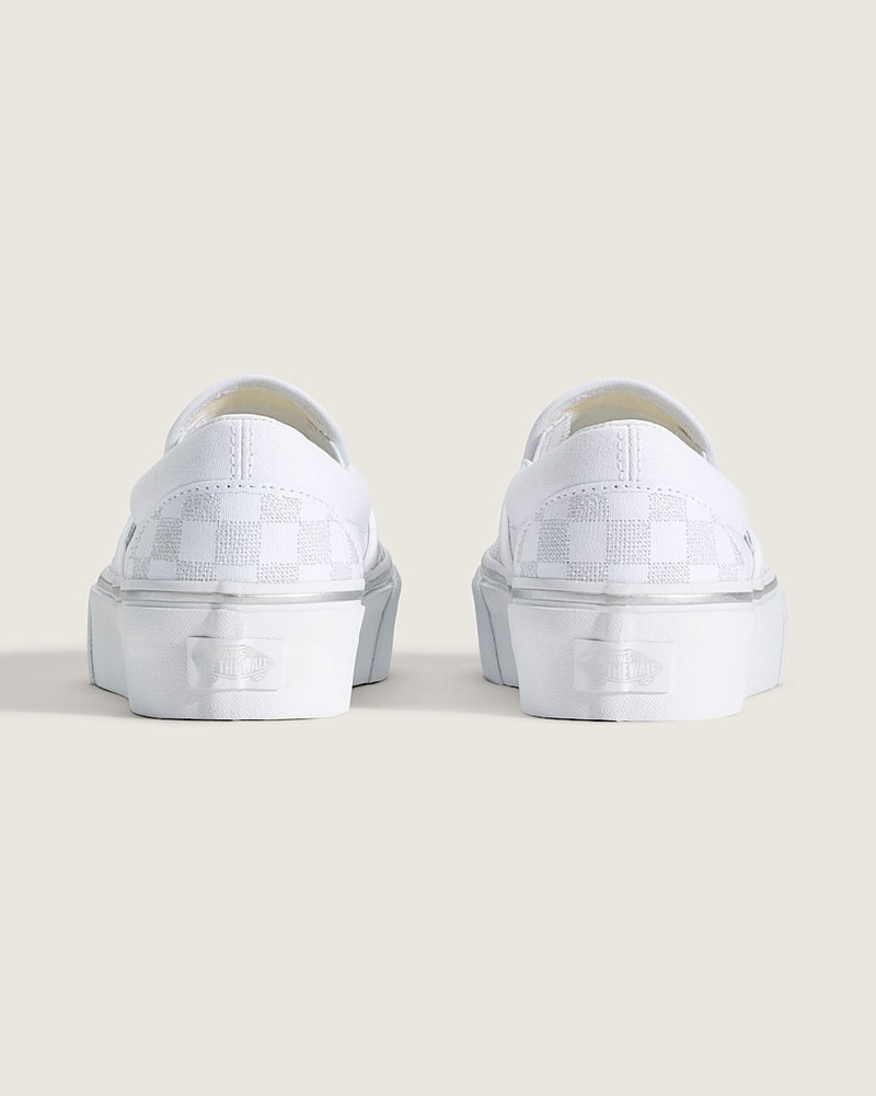 Classic Slip-On Platform Checkerboard Shoe 4