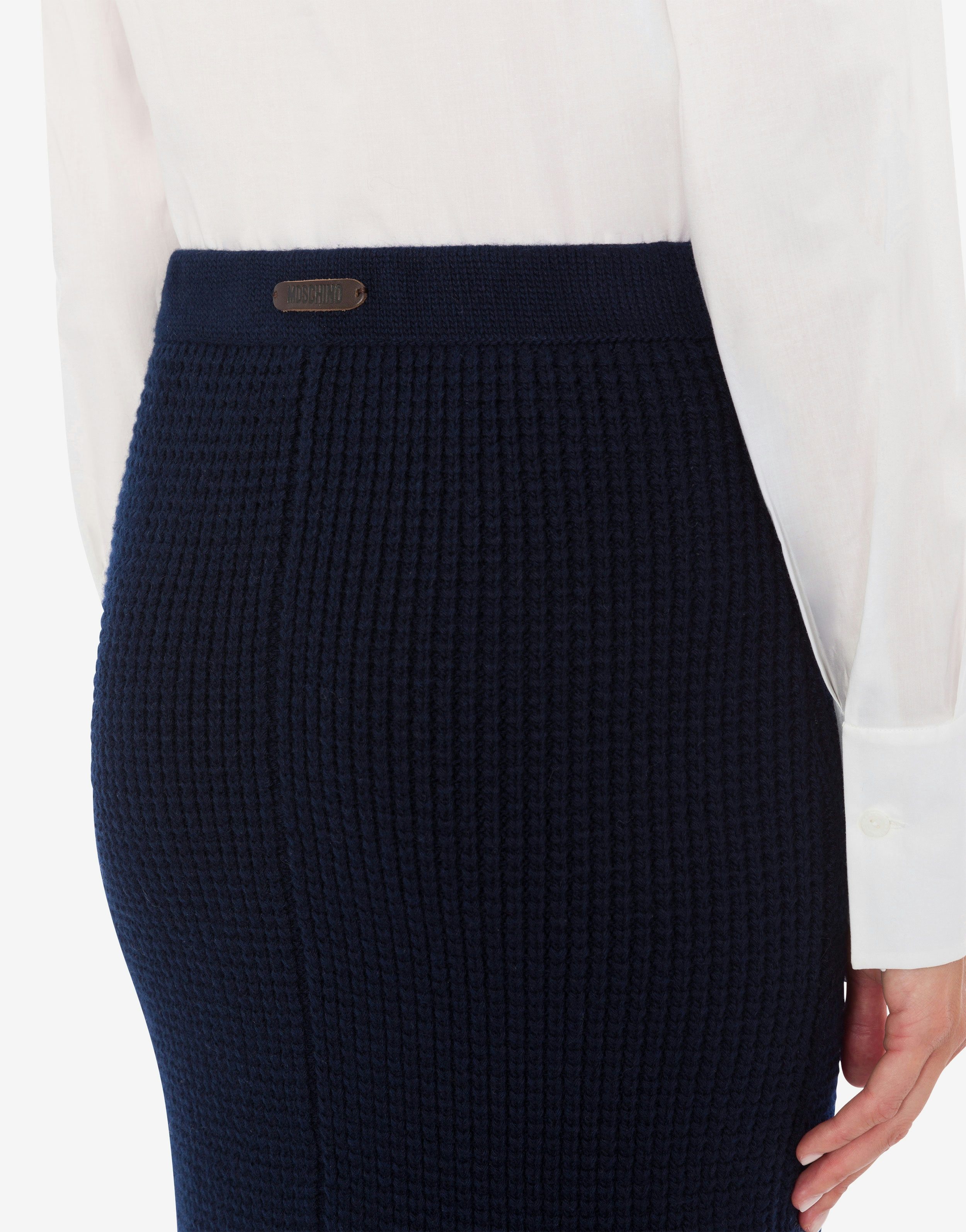 SKIRT IN SUPERFINE LAMBSWOOL - 4