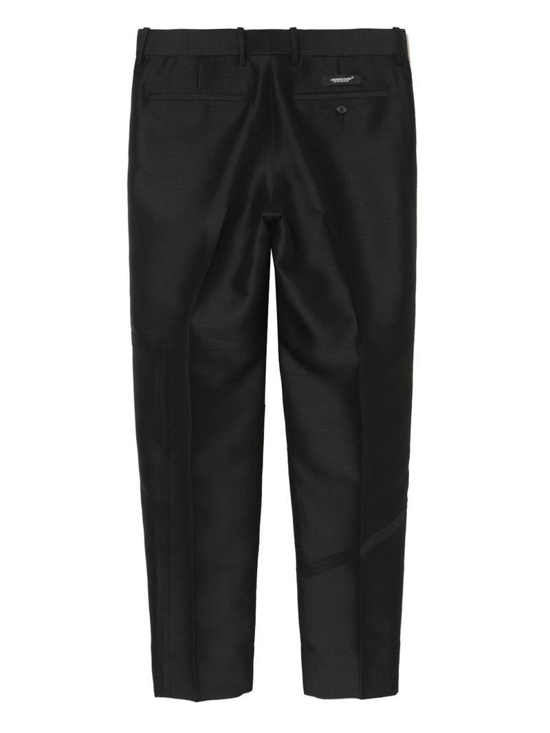 UNDERCOVER panelled wool pants outlook
