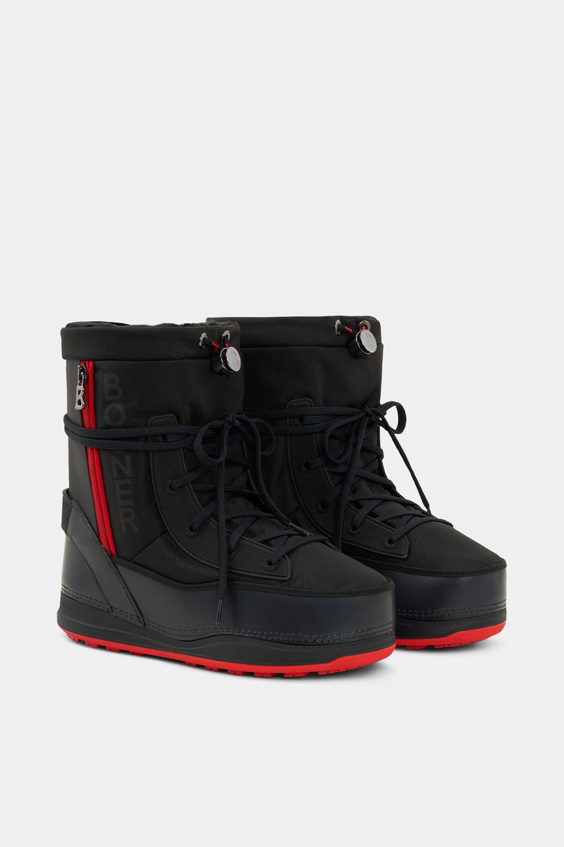 Laax Snow boots in Black/Red 3