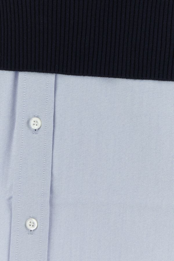 Thom Browne Two-tone cotton shirt dress | gebnegozionline