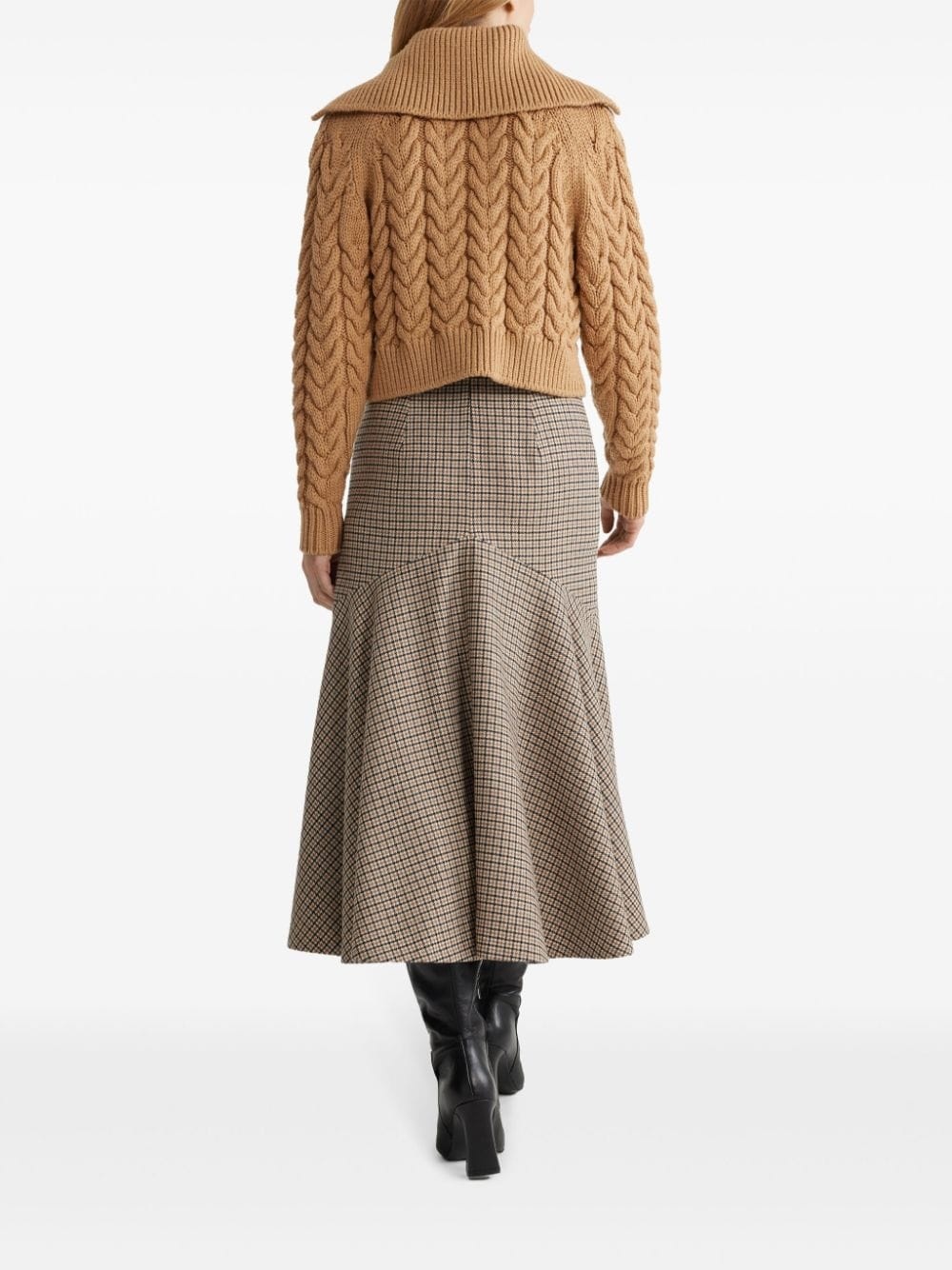 sailor cable-knit sweater - 3