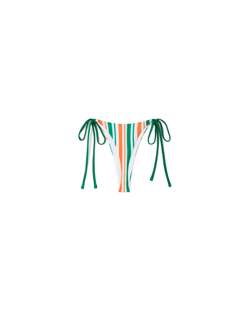 CASABLANCA Striped String Bikini Bottom outlook